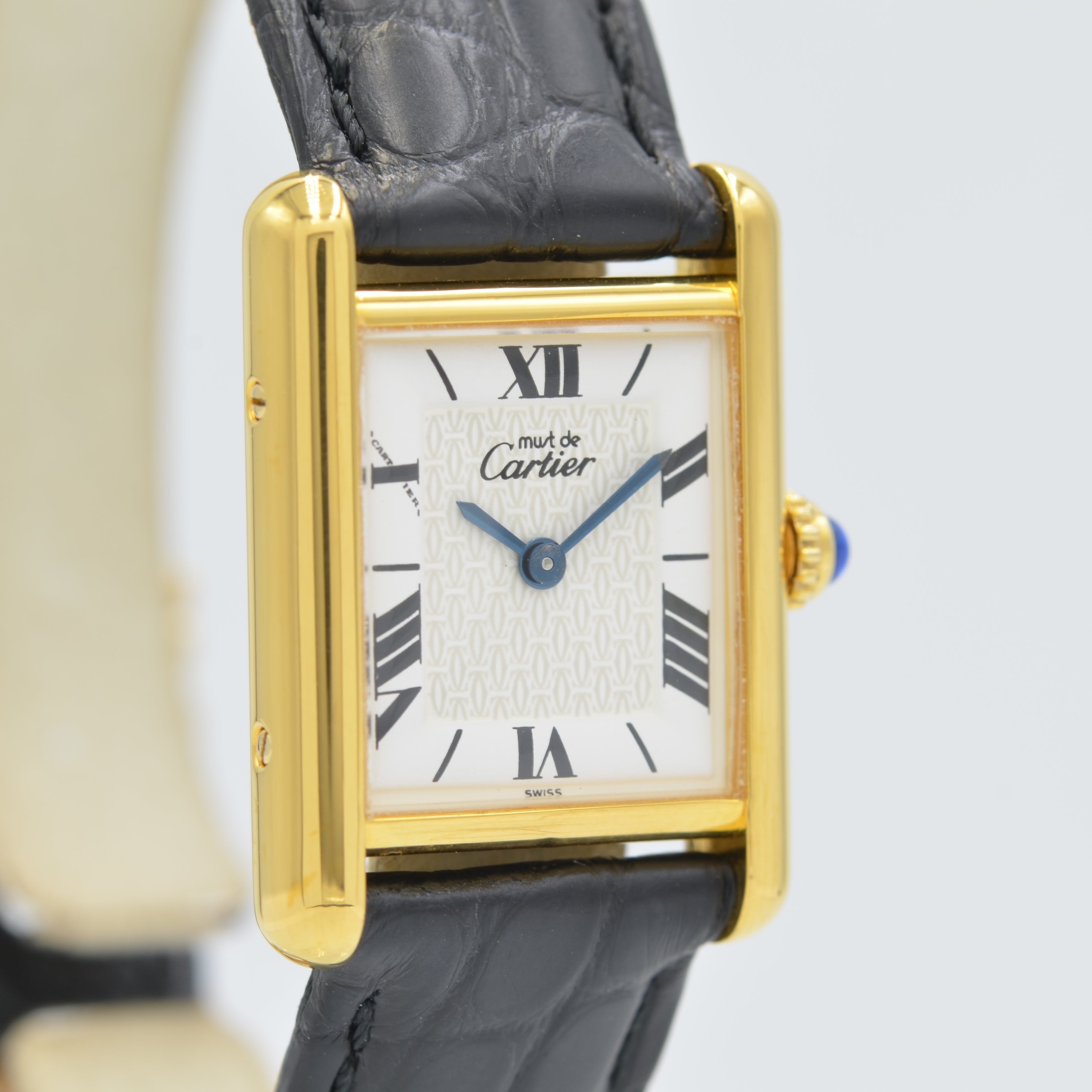 [Cartier] Cartier Must Tank SM Flying Roma with genuine D buckle