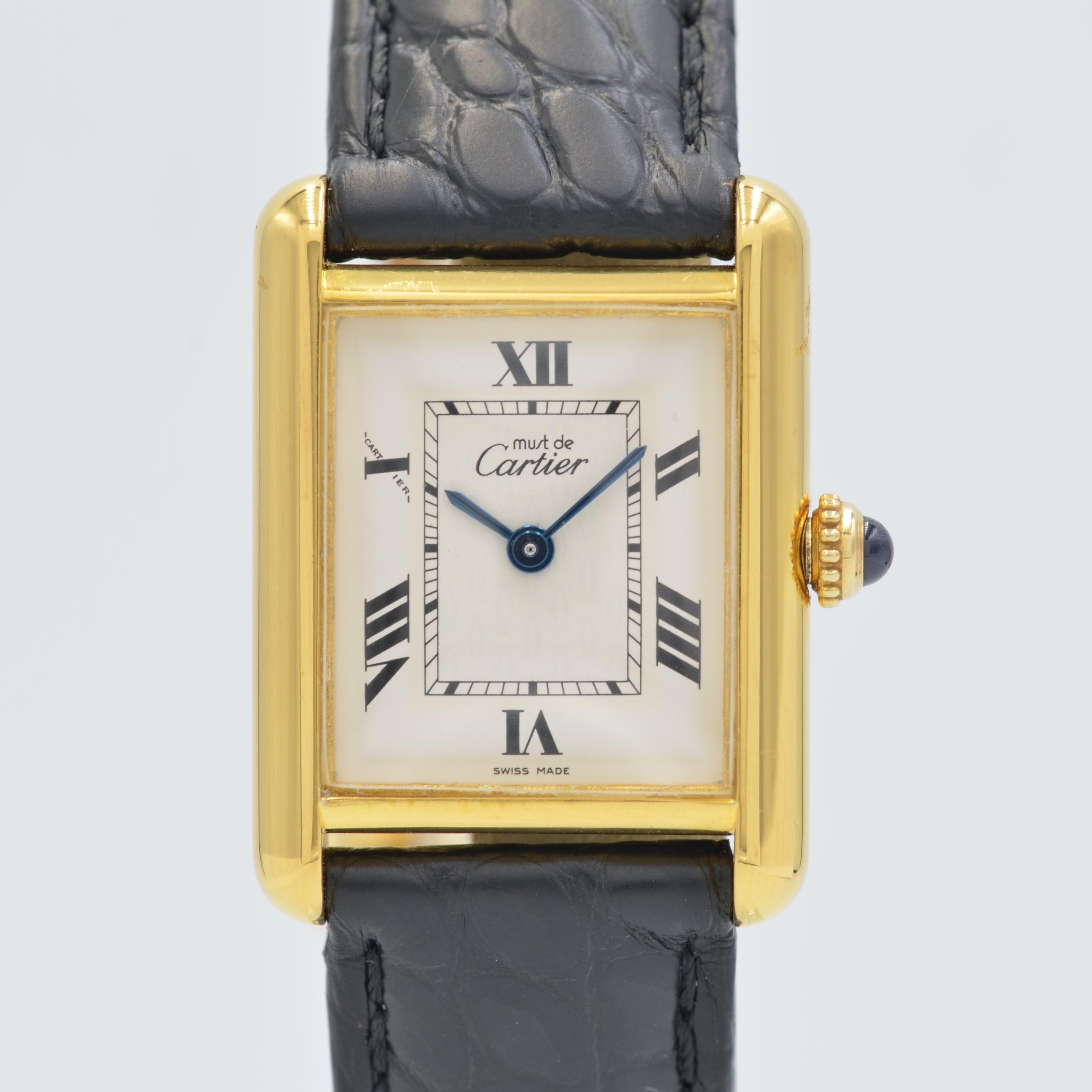 [Cartier] Cartier Must Tank SM late model Tobi Roma with genuine D buckle