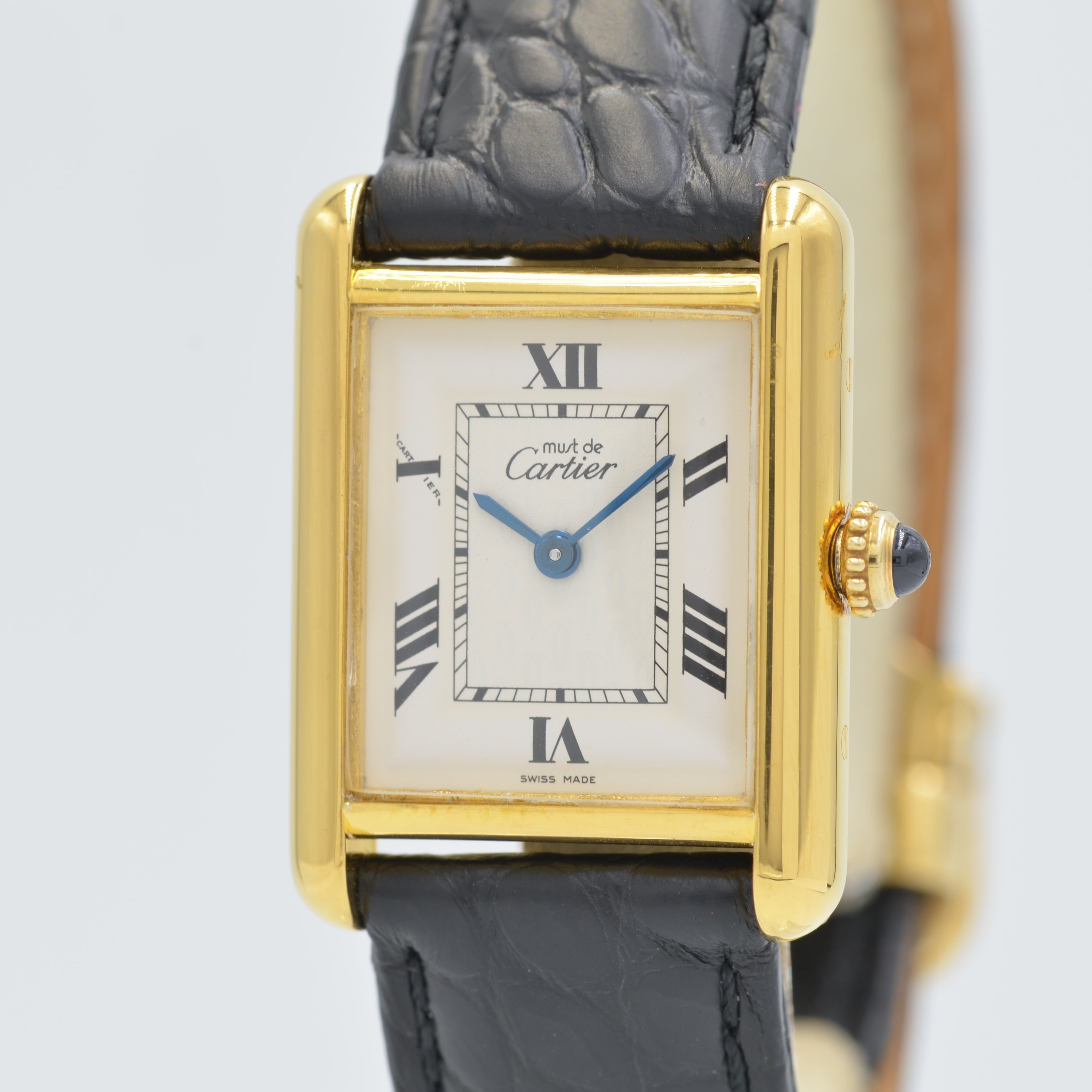 [Cartier] Cartier Must Tank SM late model Tobi Roma with genuine D buckle