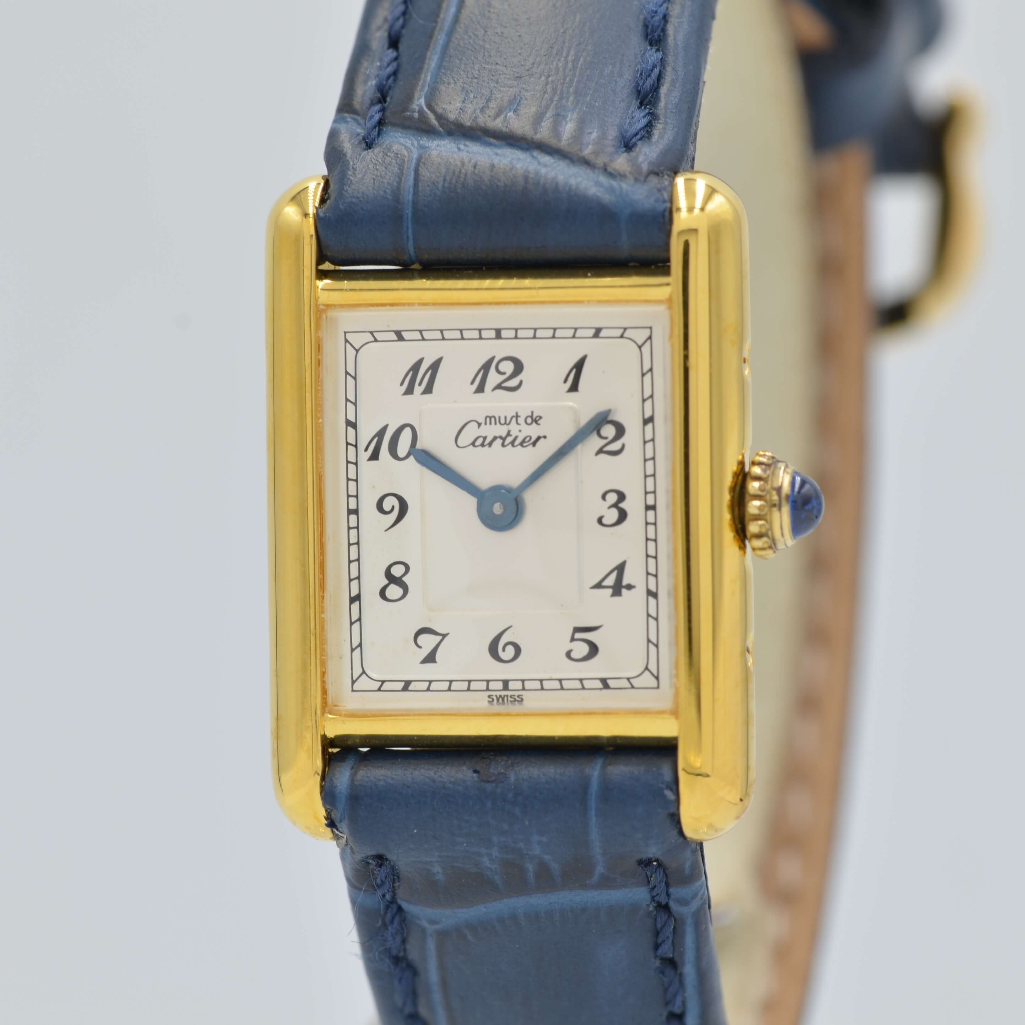 [Cartier] Cartier Must Tank SM Arabia with genuine buckle