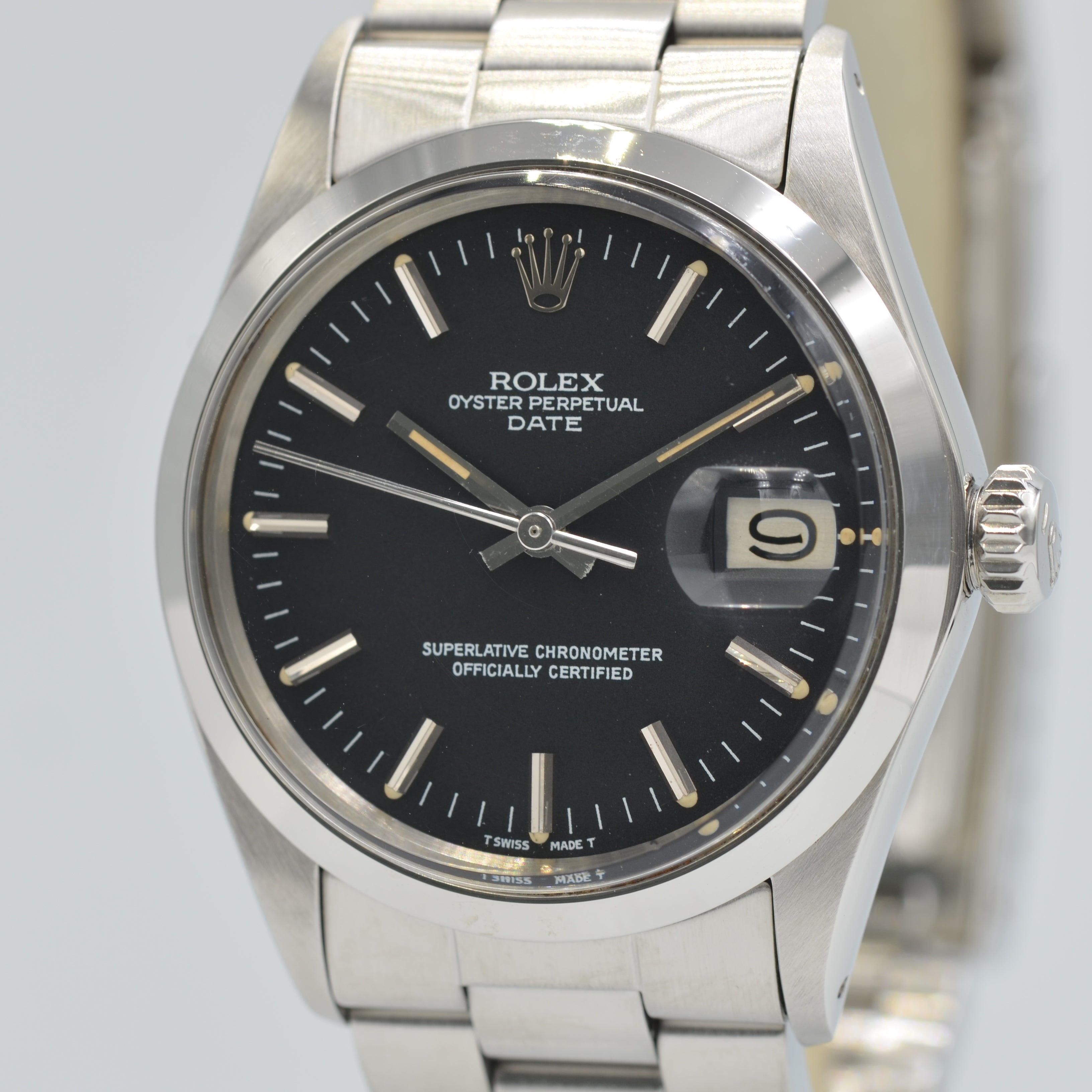 【ROLEX 】ロレックス<BR>パーペチュアルデイト Ref.1500 Black