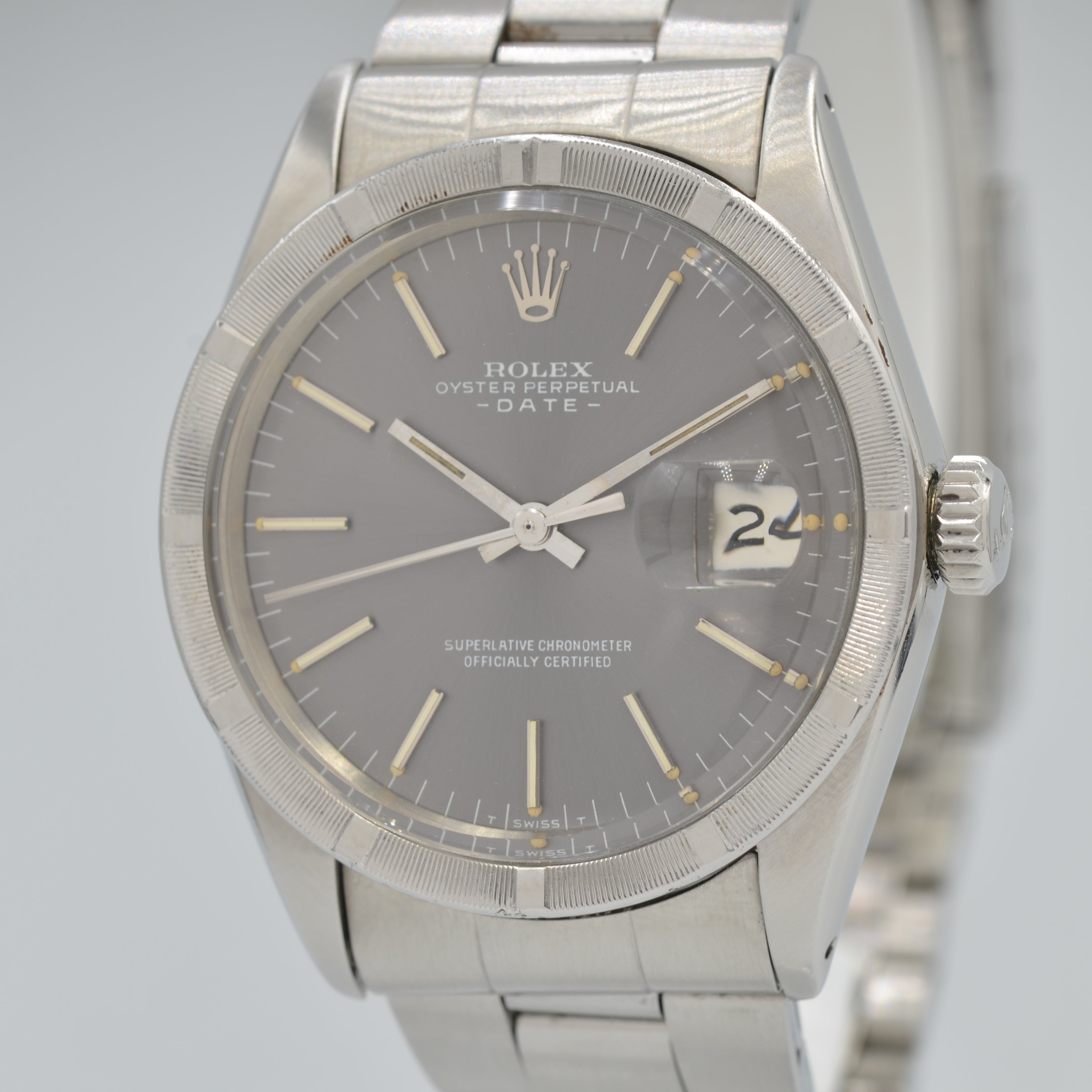 【ROLEX 】ロレックス<BR>パーペチュアルデイト Ref.1501 Grey