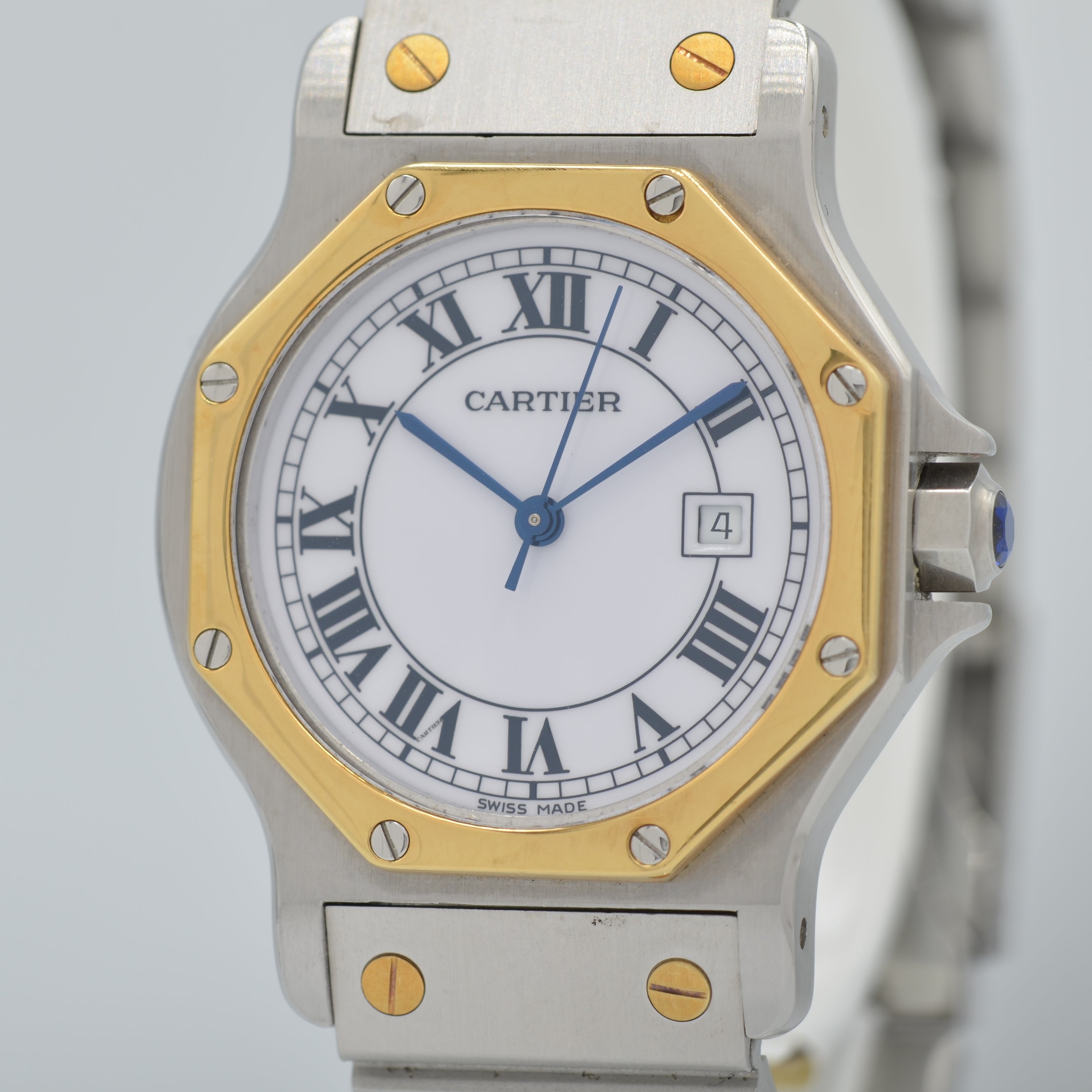 [Cartier] Cartier Santos Octagon LM18KYG x SS