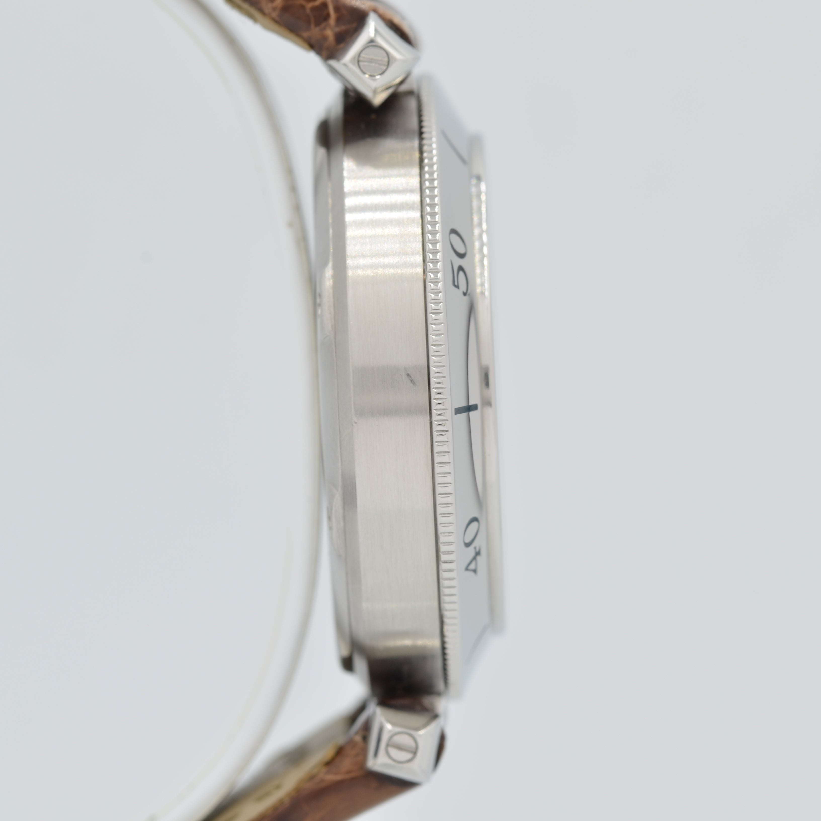 [Cartier] Cartier Pasha C35 outer bezel ivory Roman genuine D buckle included