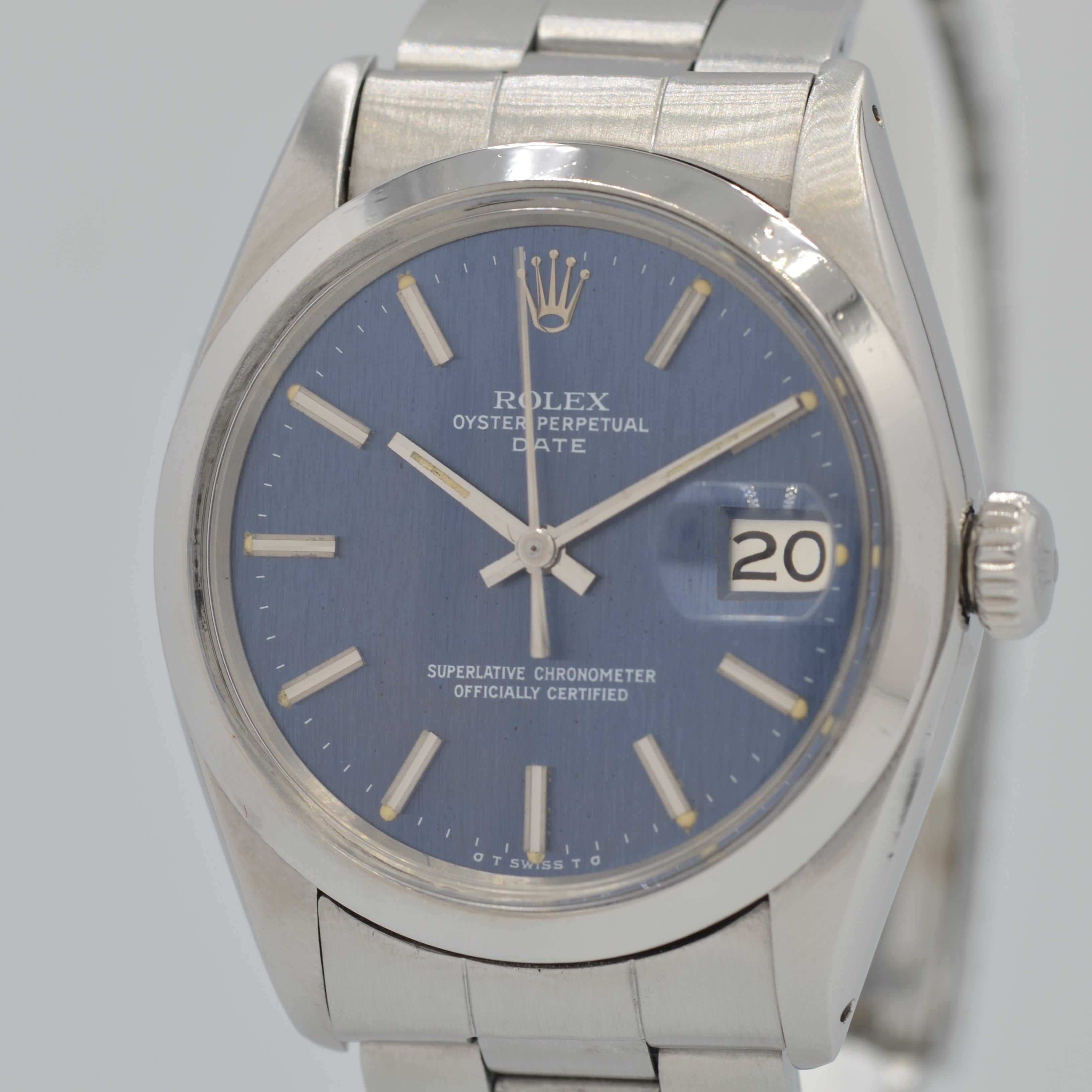 【ROLEX 】ロレックス<BR>パーペチュアルデイト Ref.1500 Blue Σダイヤル