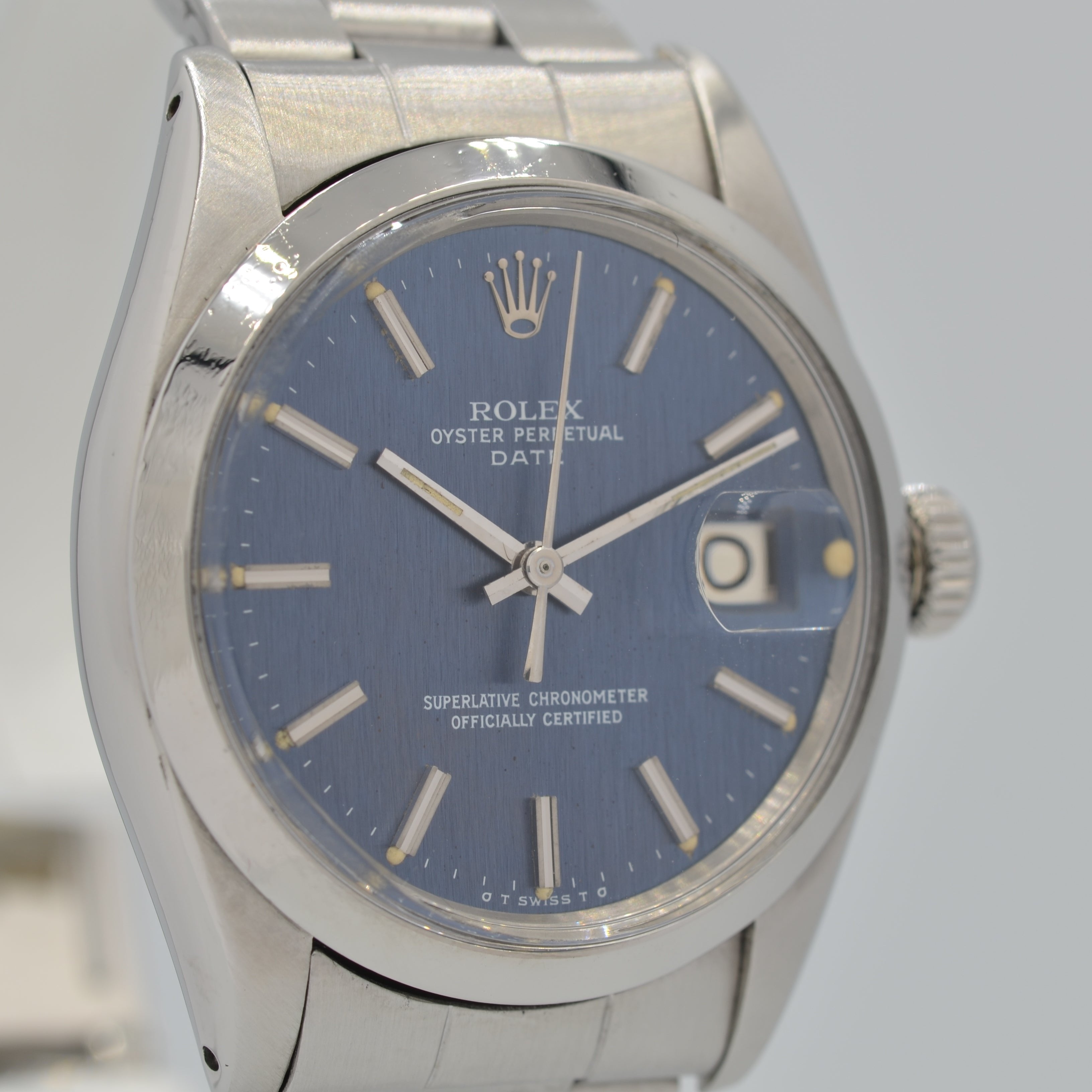 【ROLEX 】ロレックス<BR>パーペチュアルデイト Ref.1500 Blue Σダイヤル