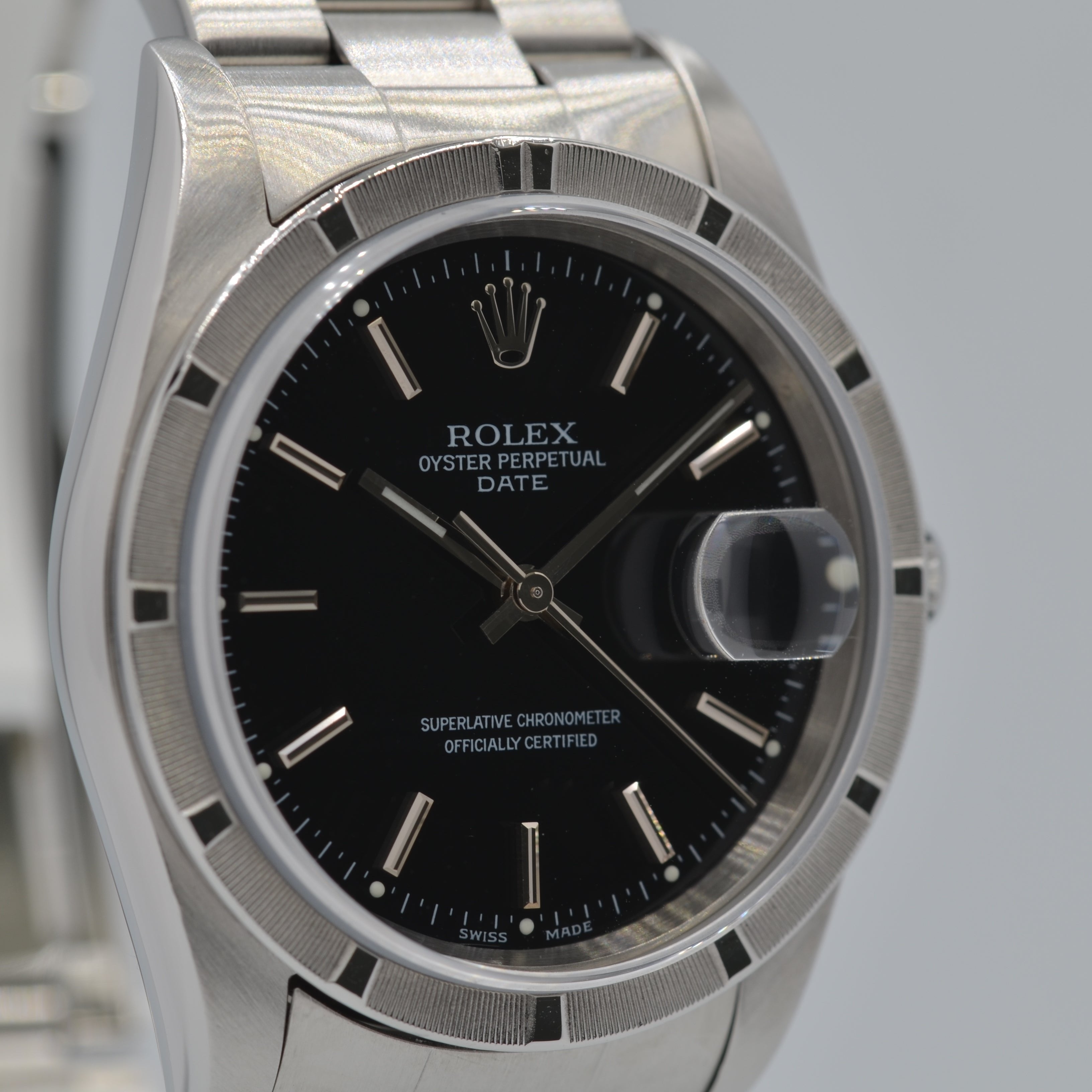 【ROLEX 】ロレックス<BR>パーペチュアルデイト Ref.15210 Black