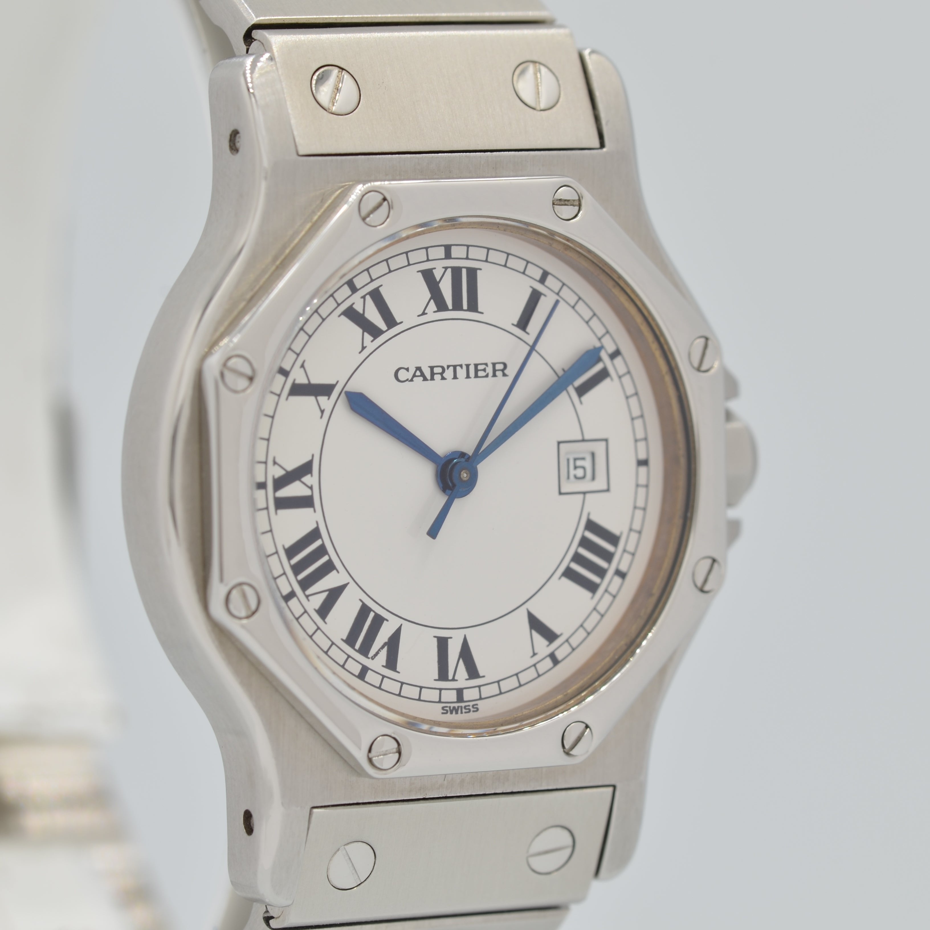 【Cartier】カルティエ サントスオクタゴン LMステンレス自動巻き