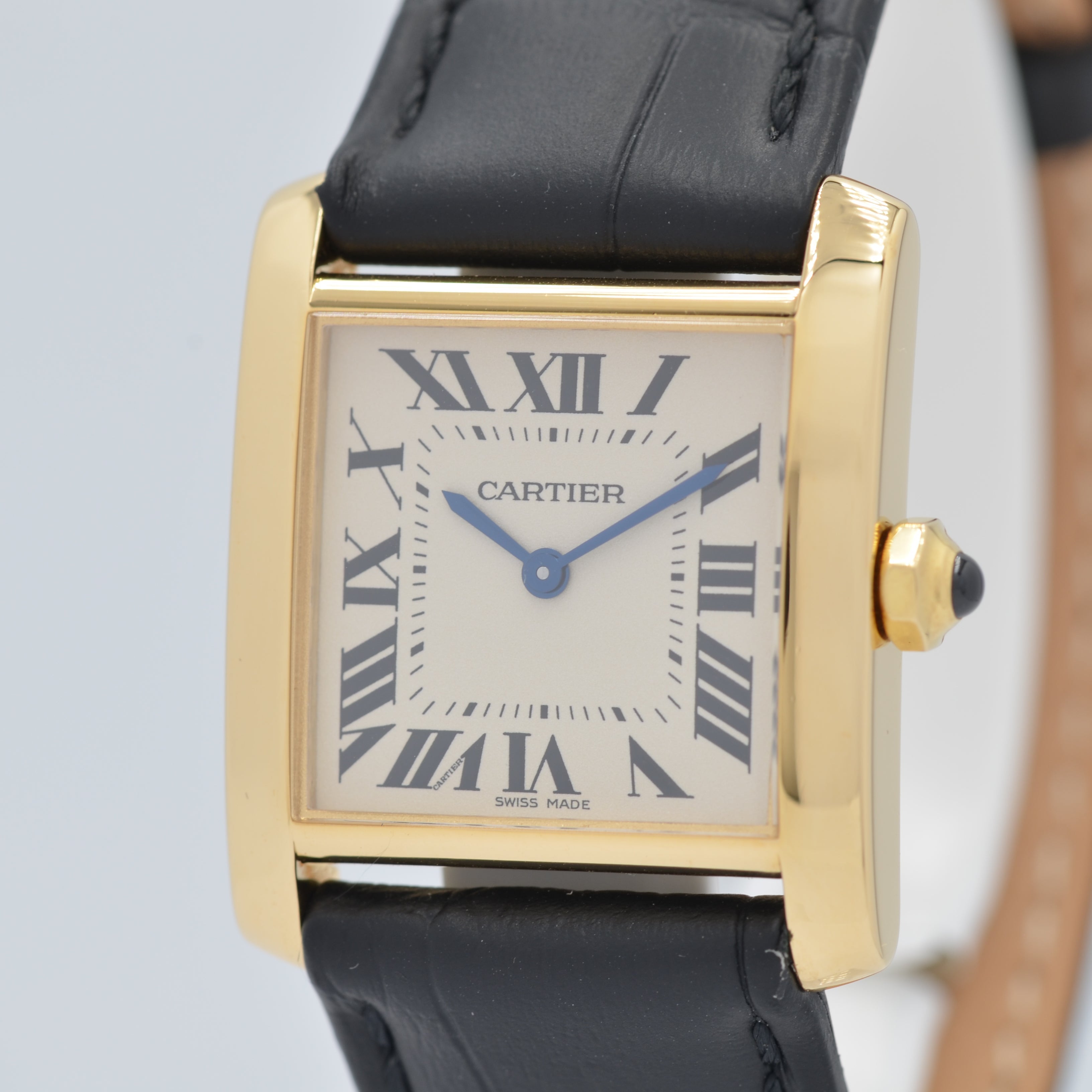 [Cartier] Cartier Tank Francaise MM18KYG with genuine 18KYG buckle 