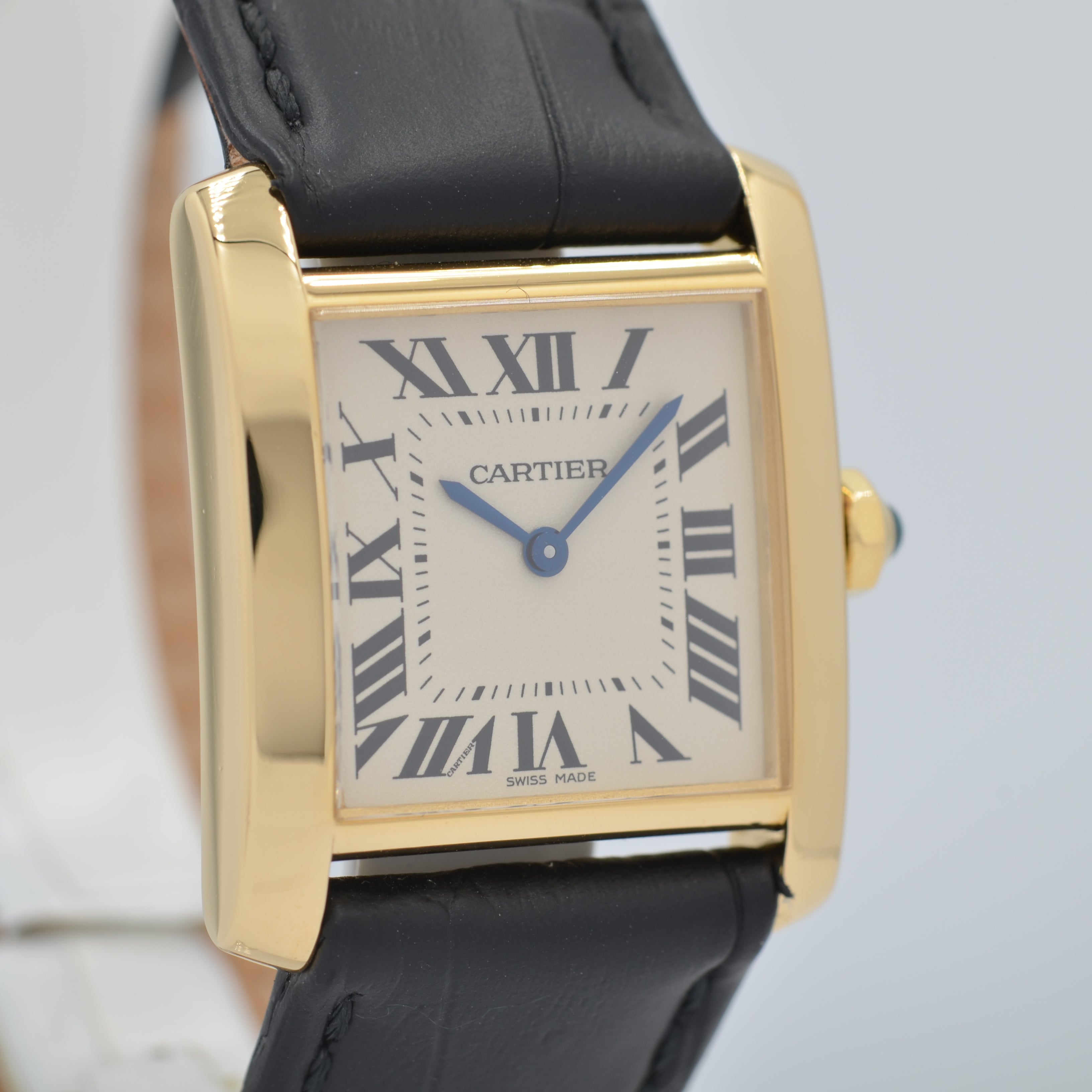[Cartier] Cartier Tank Francaise MM18KYG with genuine 18KYG buckle 