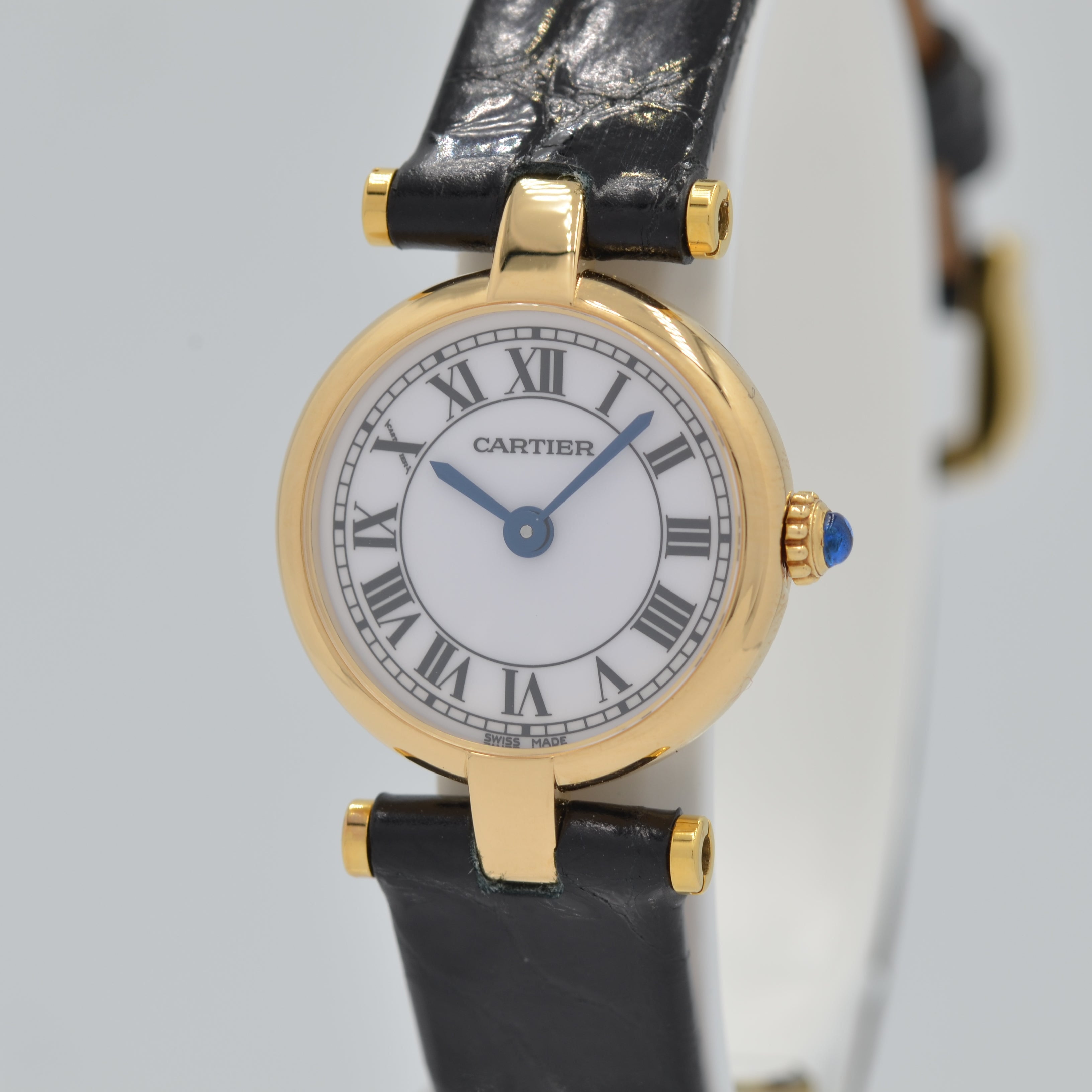 【Cartier】カルティエ ミニヴァンドーム18KYG 純正金張り尾錠付き