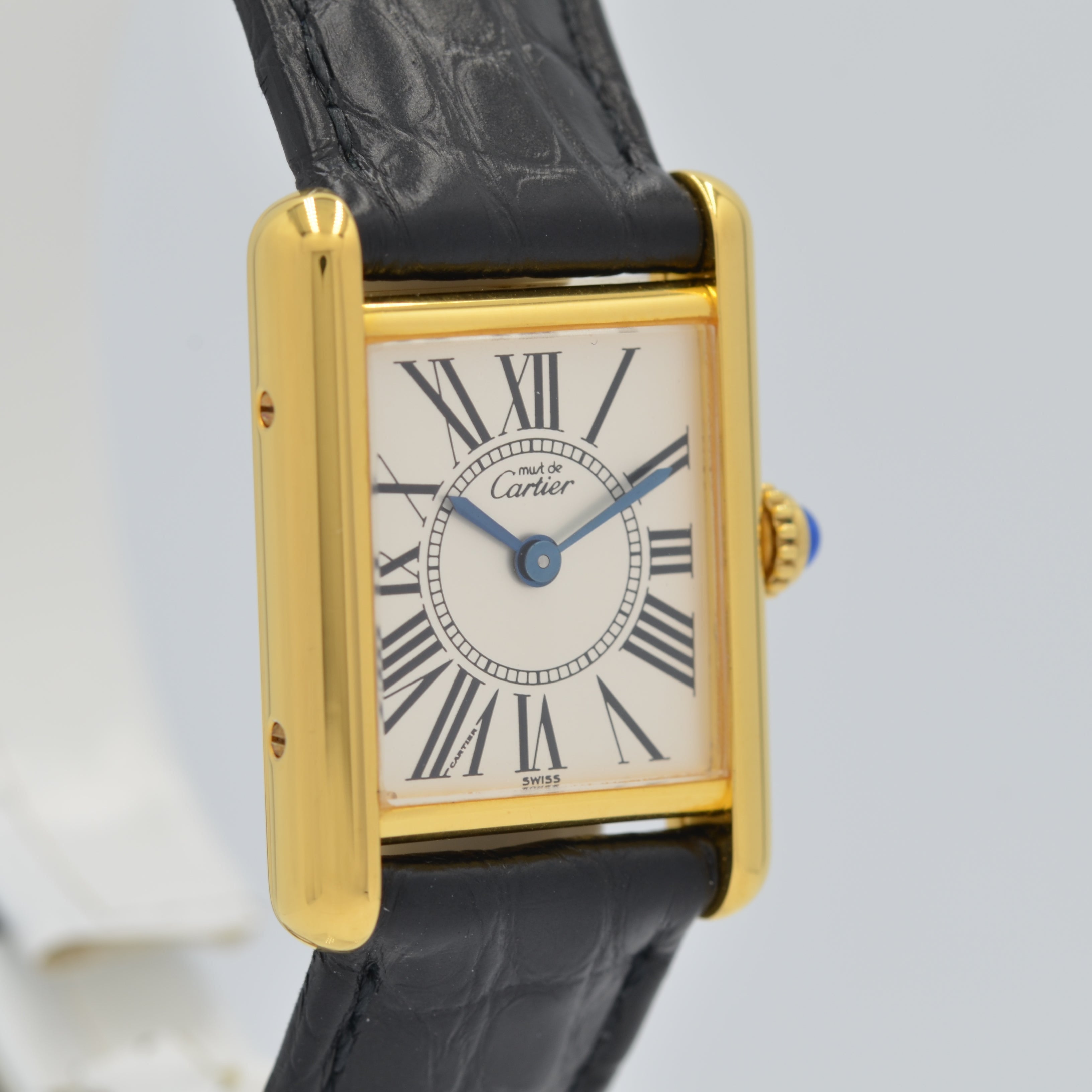 【Cartier】カルティエ マストタンク SMオパラン 純正Dバックル付き
