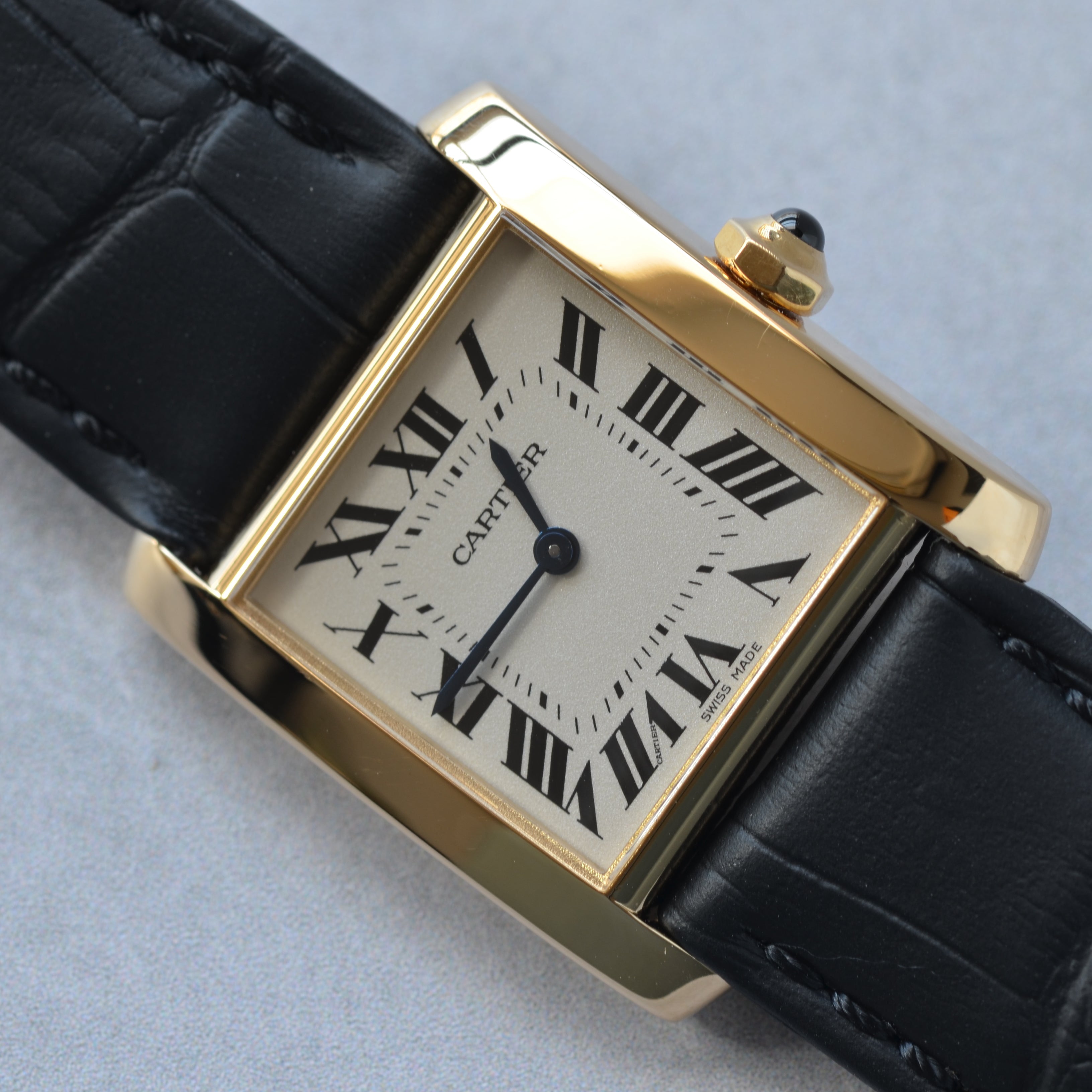 [Cartier] Cartier Tank Francaise MM18KYG with genuine 18KYG buckle 