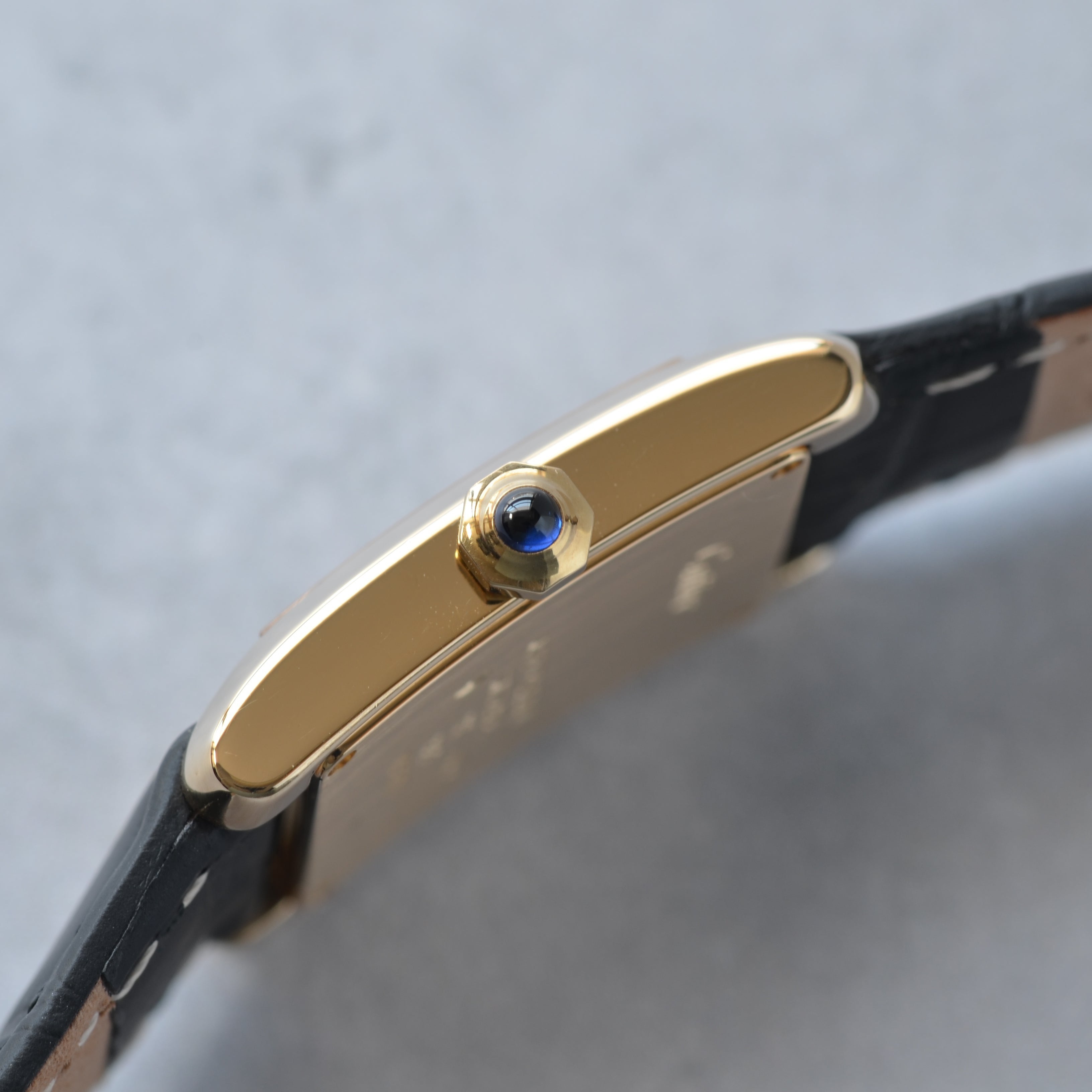 [Cartier] Cartier Tank Francaise MM18KYG with genuine 18KYG buckle 