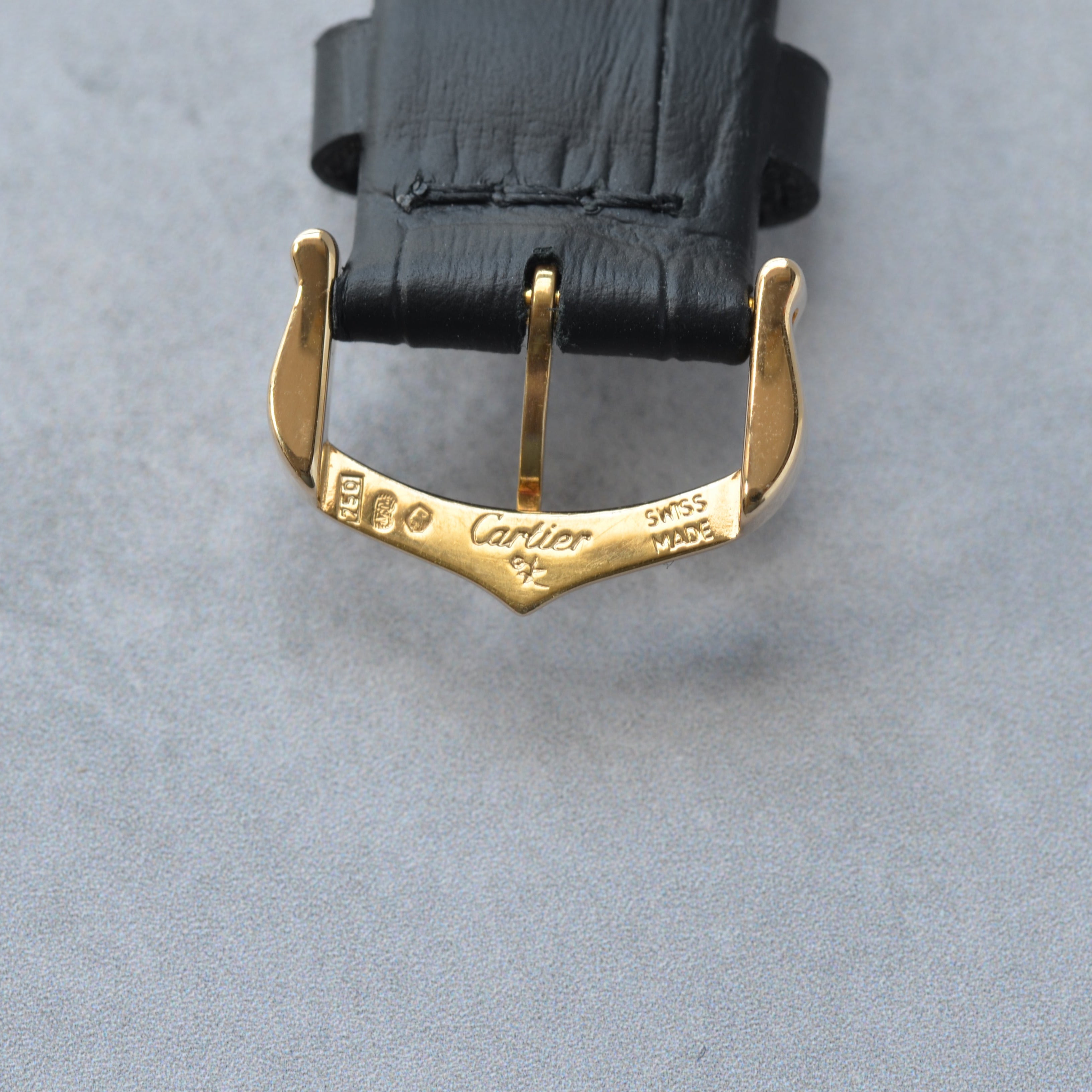 [Cartier] Cartier Tank Francaise MM18KYG with genuine 18KYG buckle 