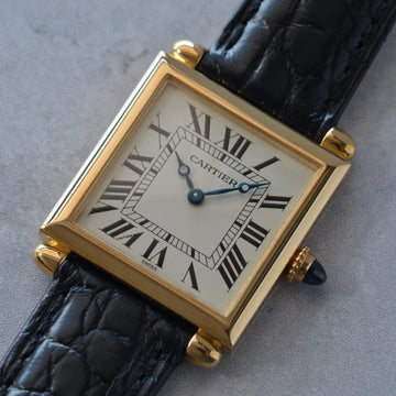 Cartier】カルティエ タンクオビュ 18KYG 純正ボックス付き