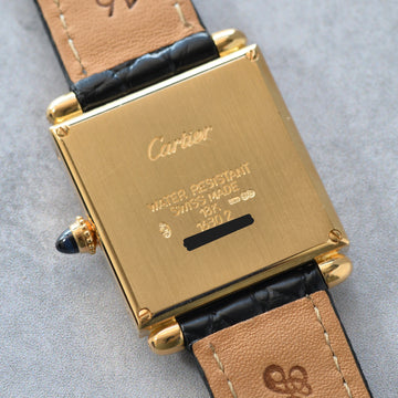 Cartier】カルティエ タンクオビュ 18KYG 純正ボックス付き