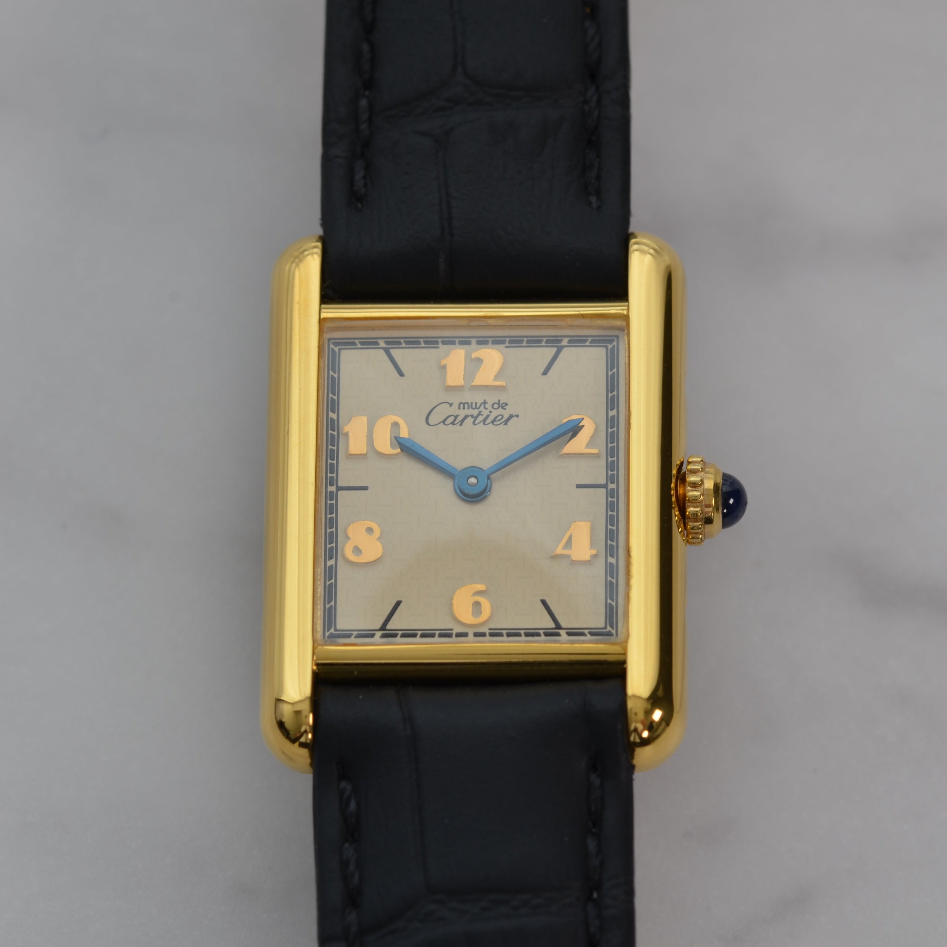 [Cartier] Cartier Must Tank SM Flying Arabic with genuine buckle