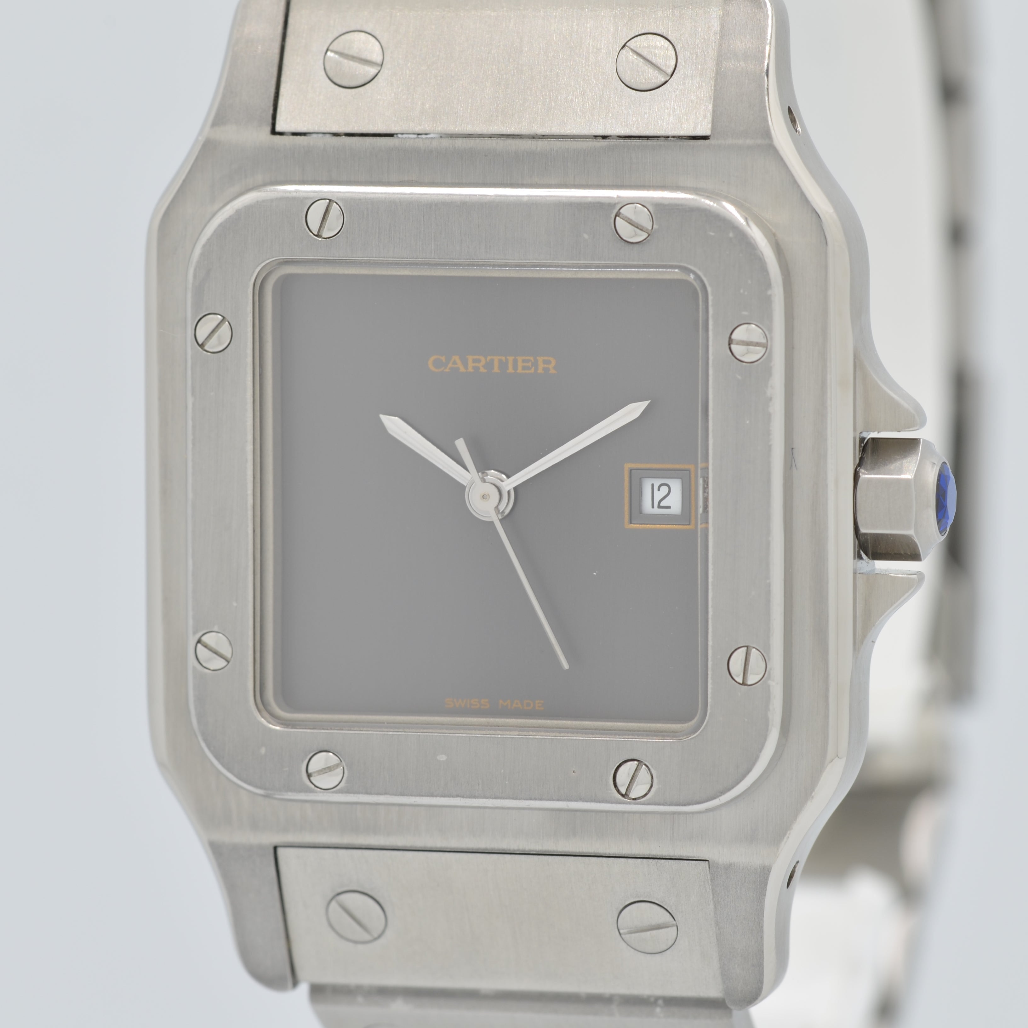 【Cartier】カルティエ サントスガルベ LMステンレス Grey