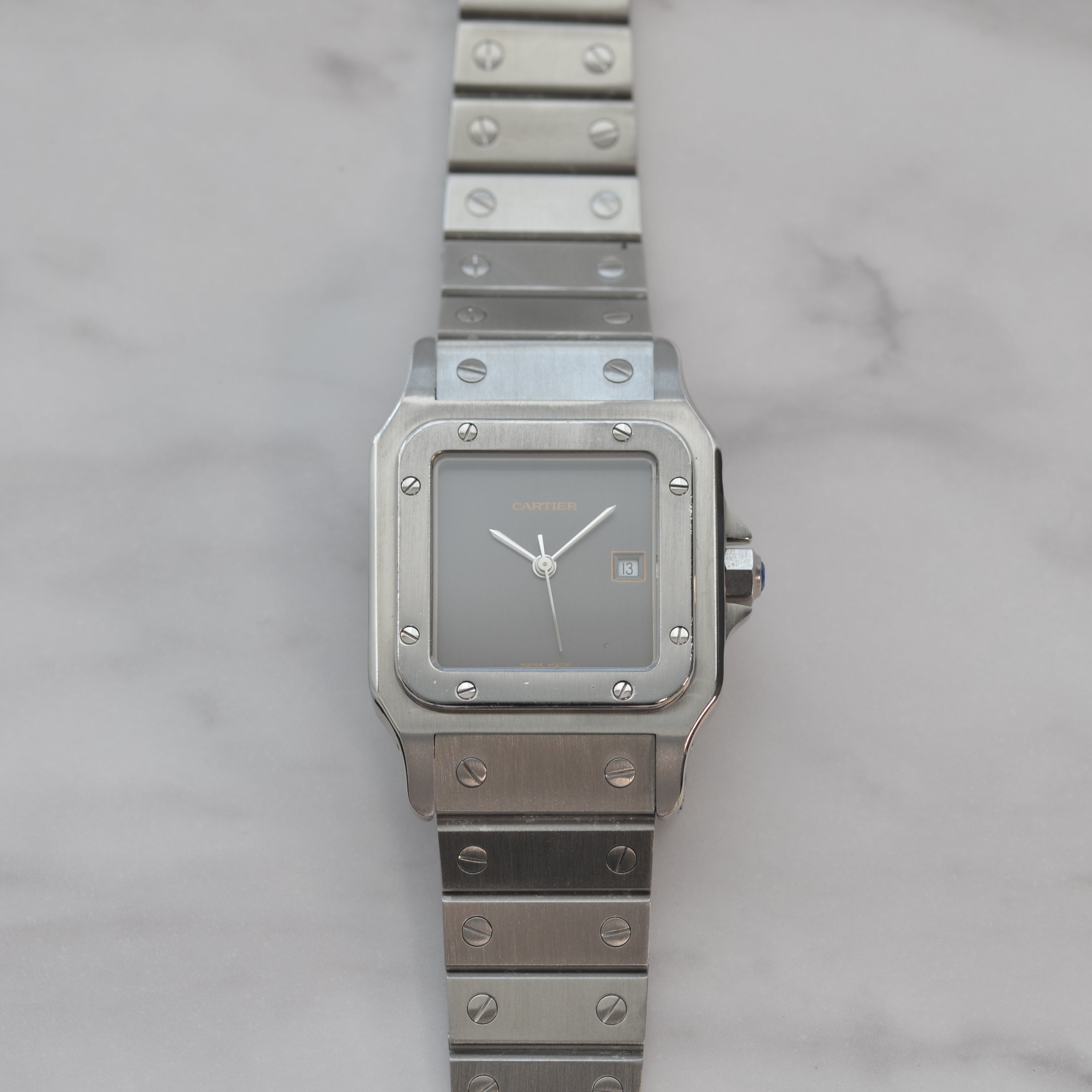 【Cartier】カルティエ サントスガルベ LMステンレス Grey