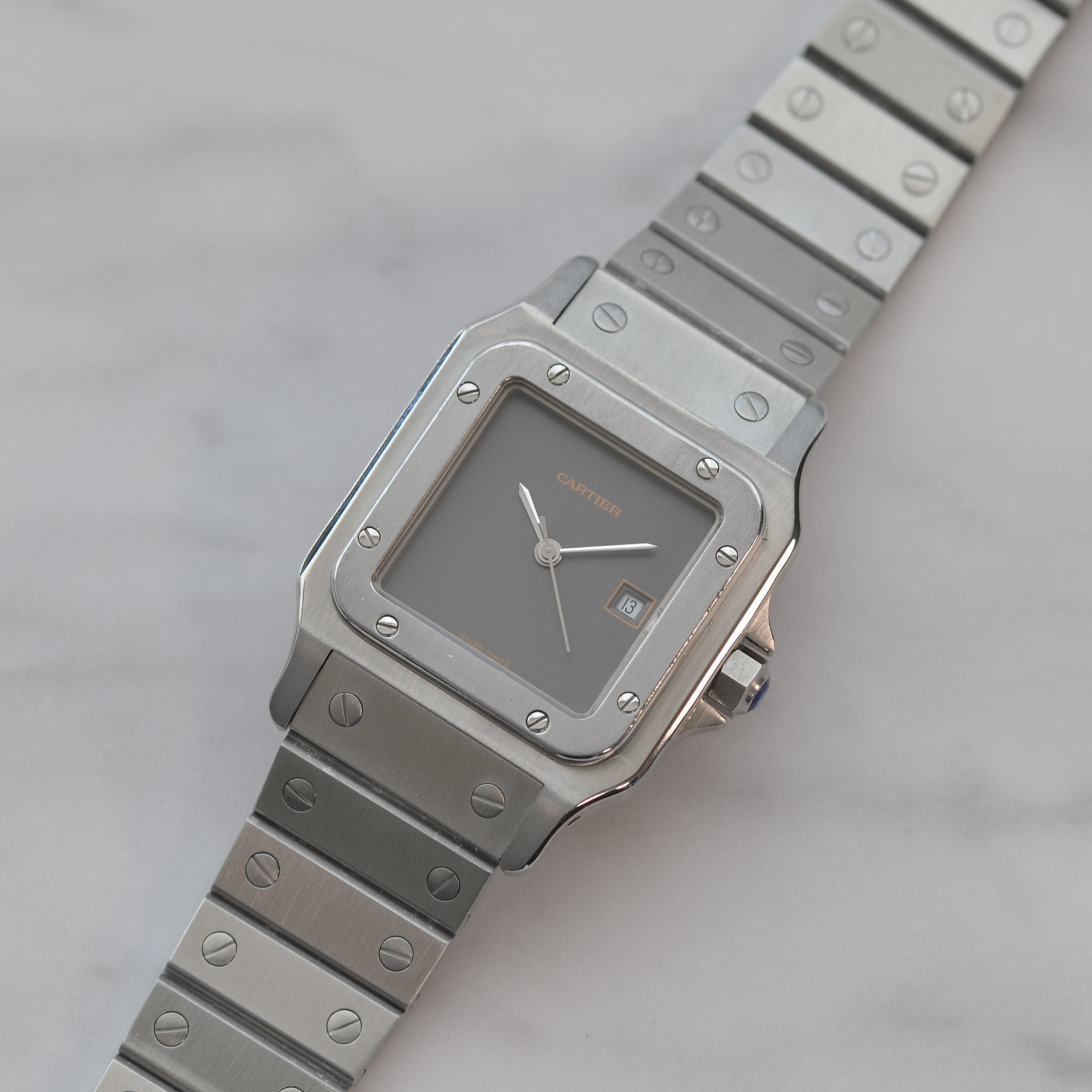 【Cartier】カルティエ サントスガルベ LMステンレス Grey