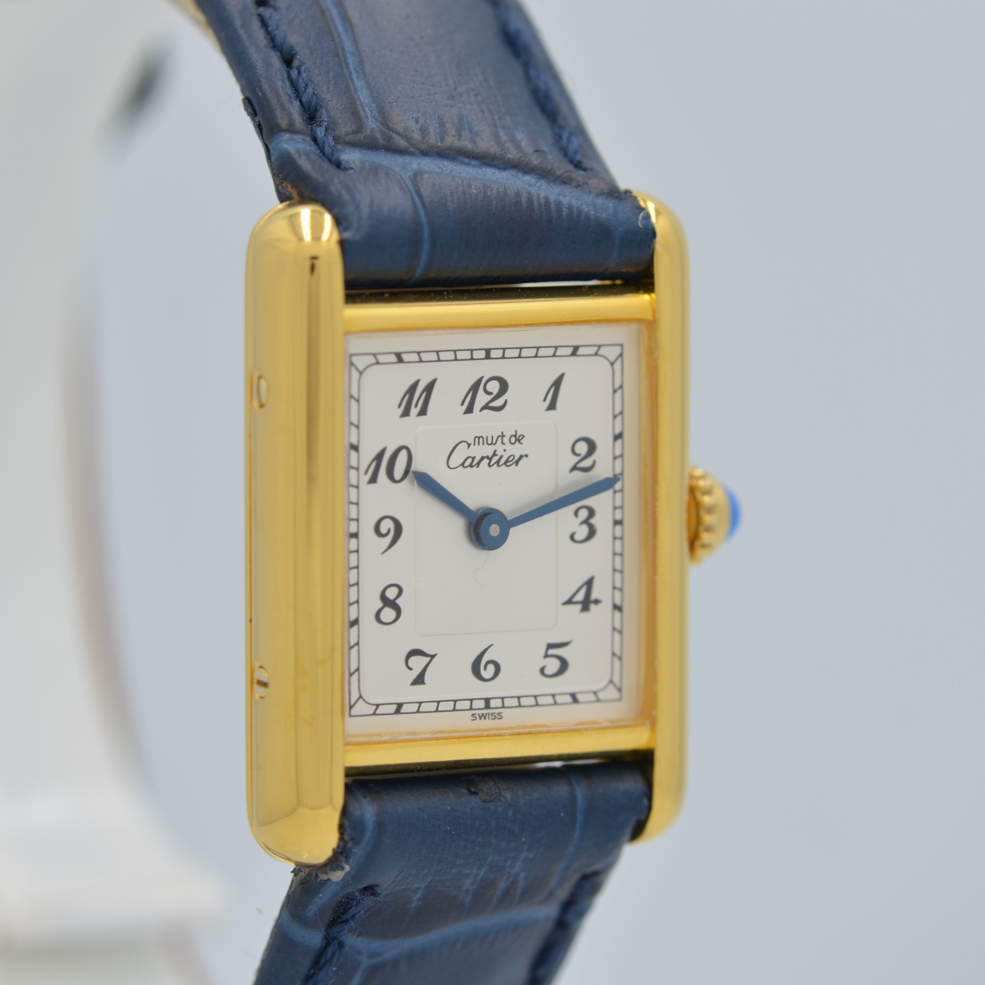 【Cartier】カルティエ マストタンクSM アラビア 国際保証書付き