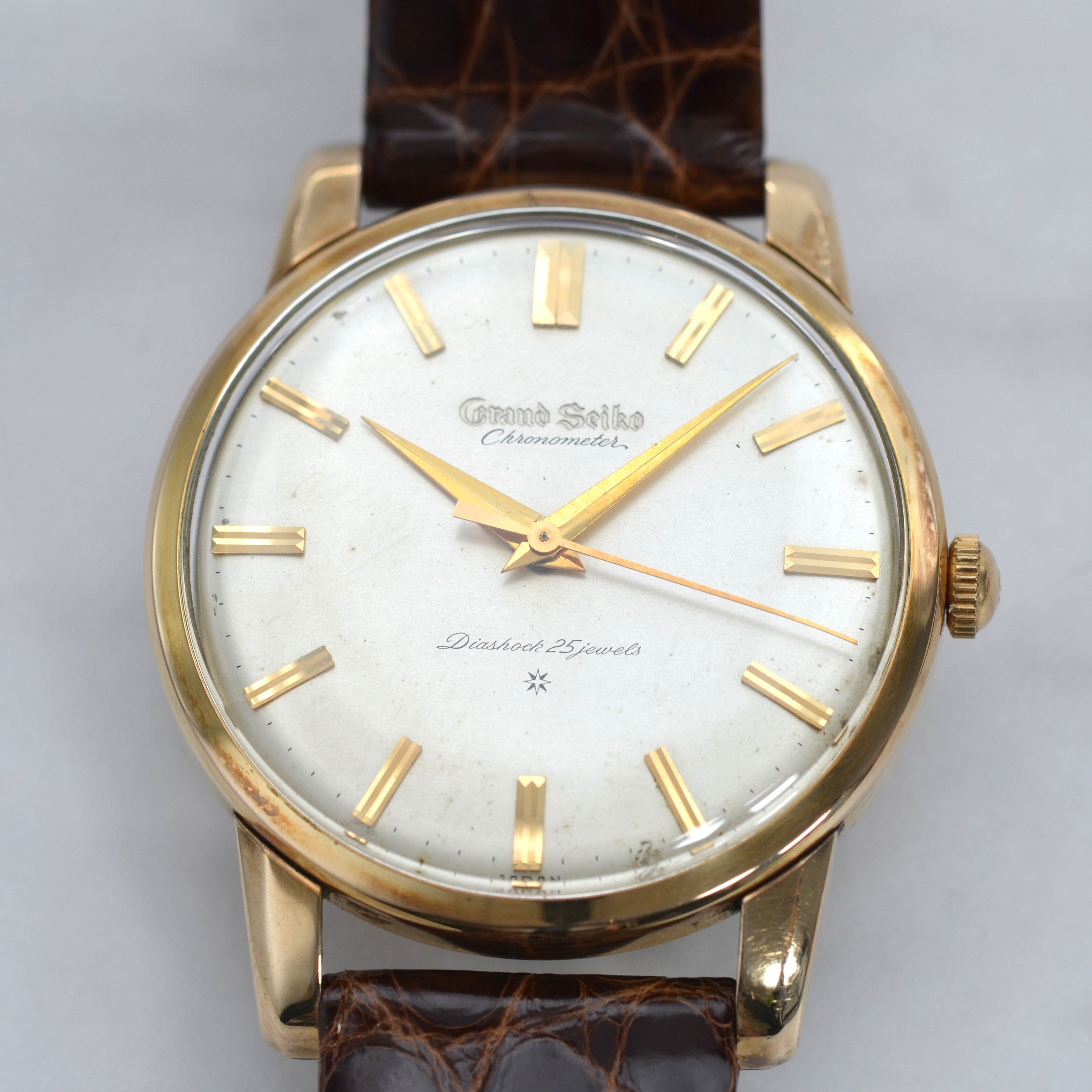 【SEIKO】セイコー グランドセイコー 1st 彫り文字盤