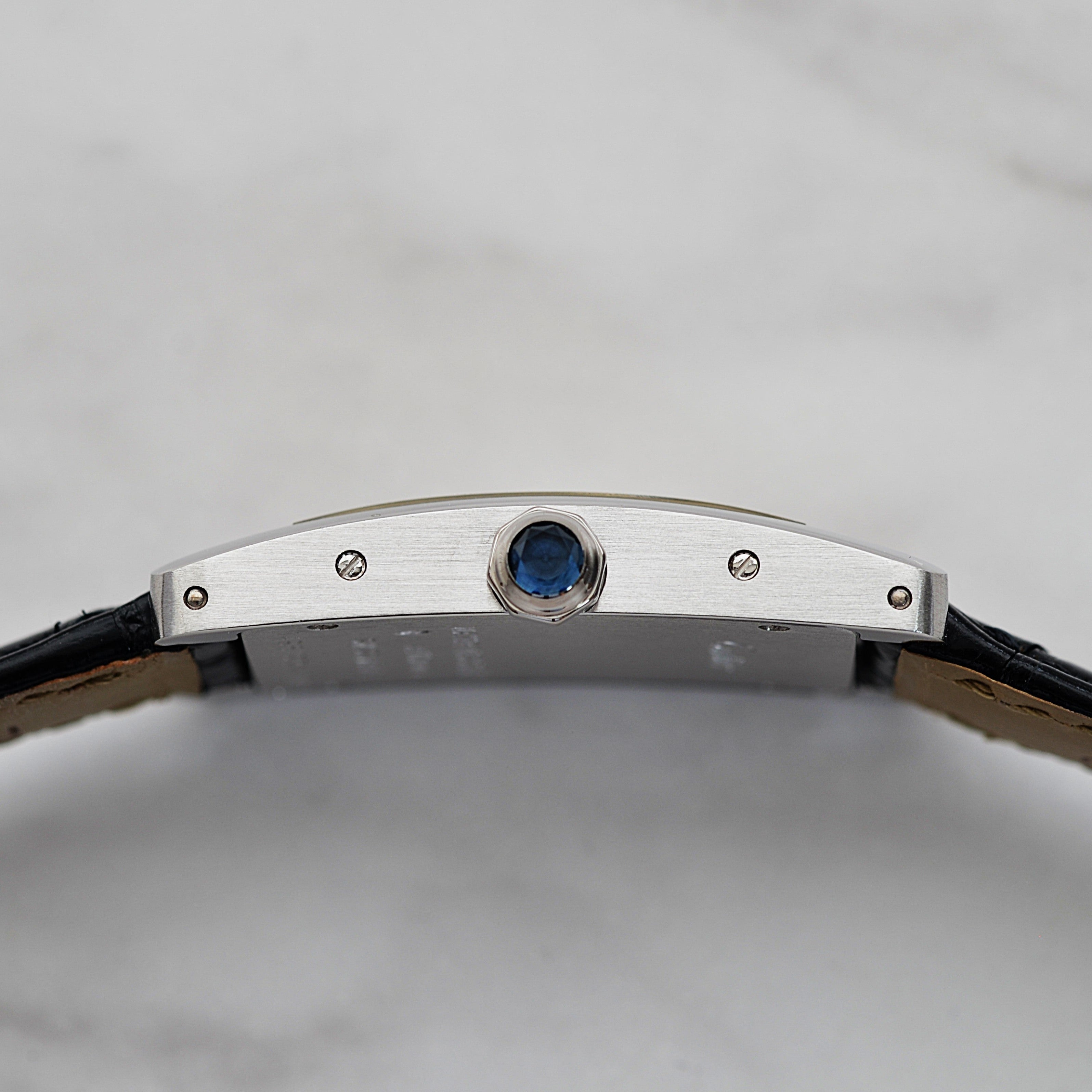 【Cartier】カルティエ タンクアメリカンSM 18KWG 純正18KWG尾錠付き