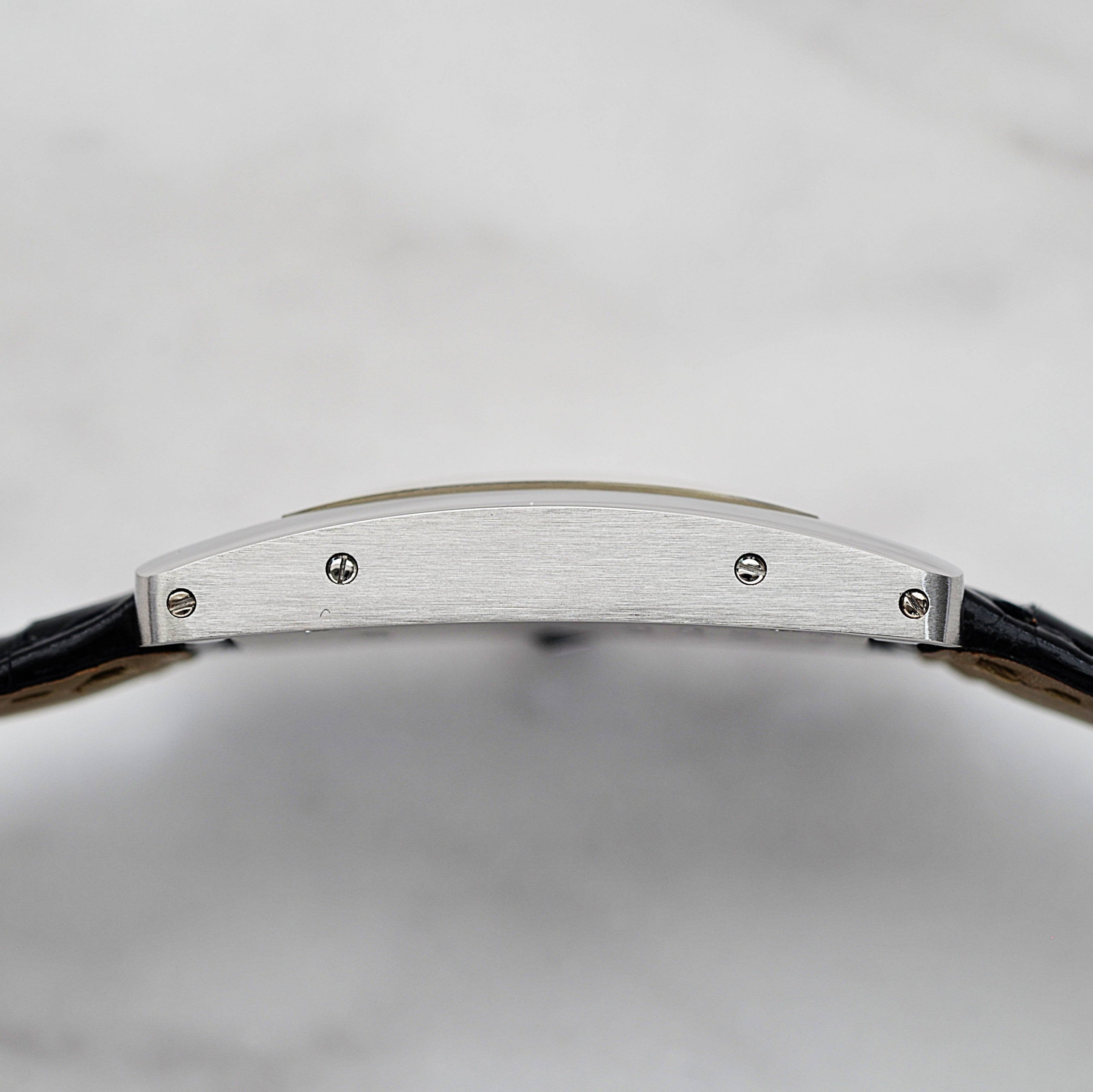 【Cartier】カルティエ タンクアメリカンSM 18KWG 純正18KWG尾錠付き
