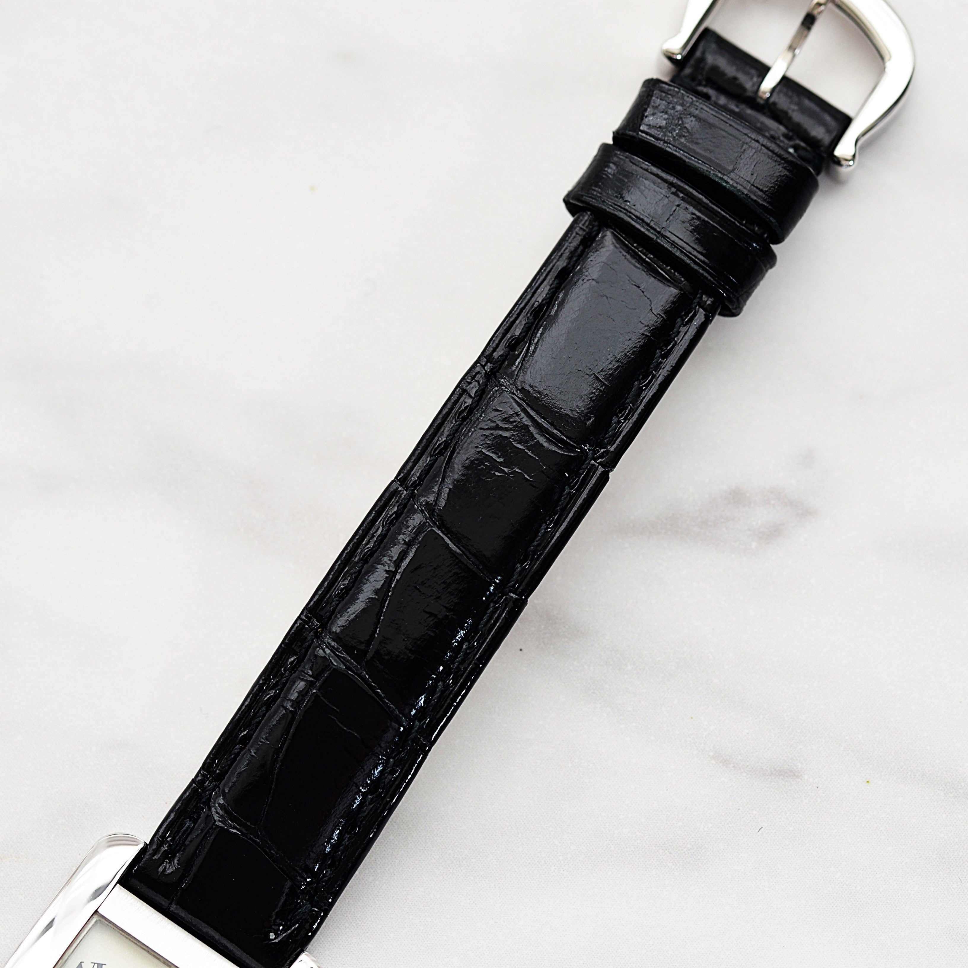 【Cartier】カルティエ タンクアメリカンSM 18KWG 純正18KWG尾錠付き
