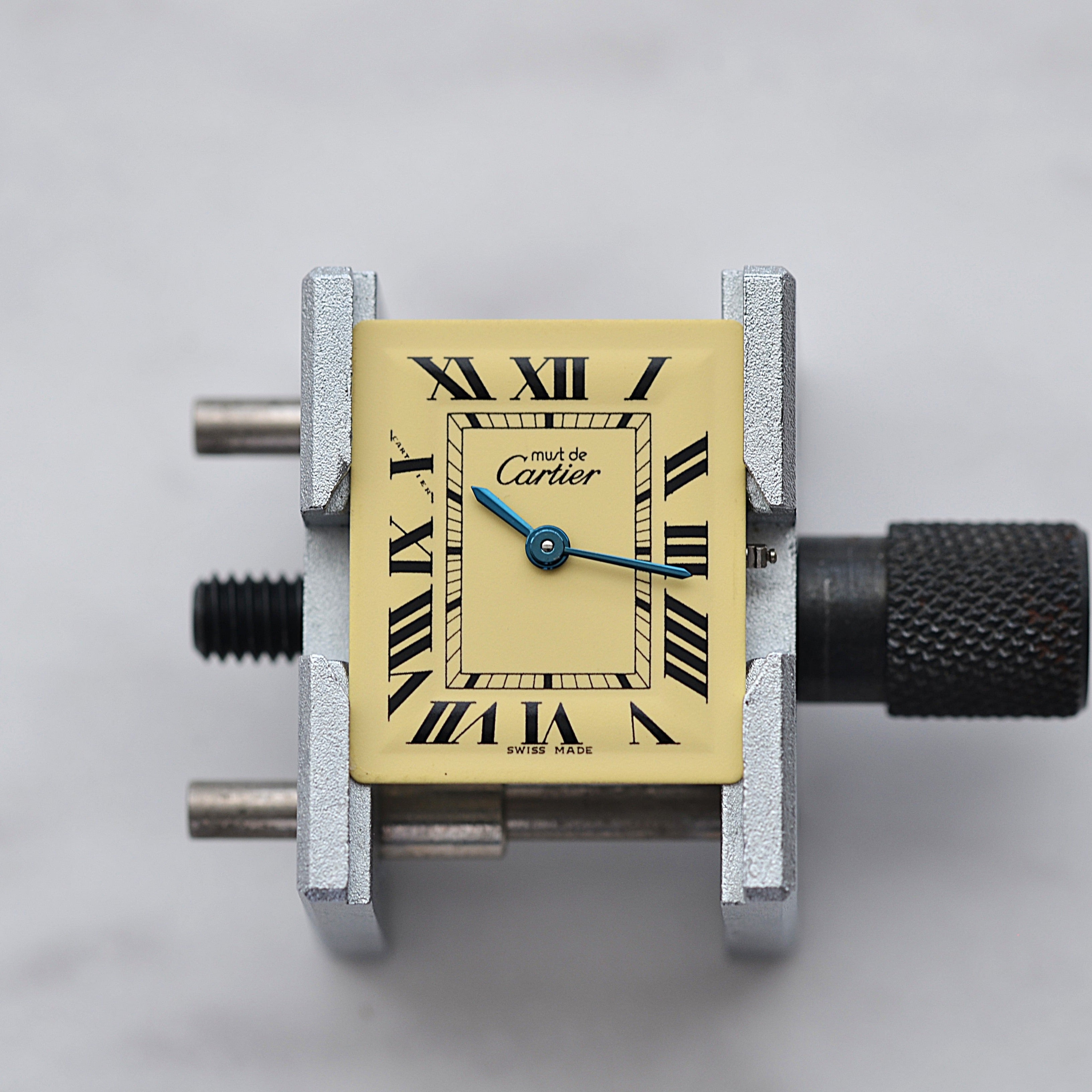 【Cartier】カルティエ マストタンク SM 後期型アイボリーローマ