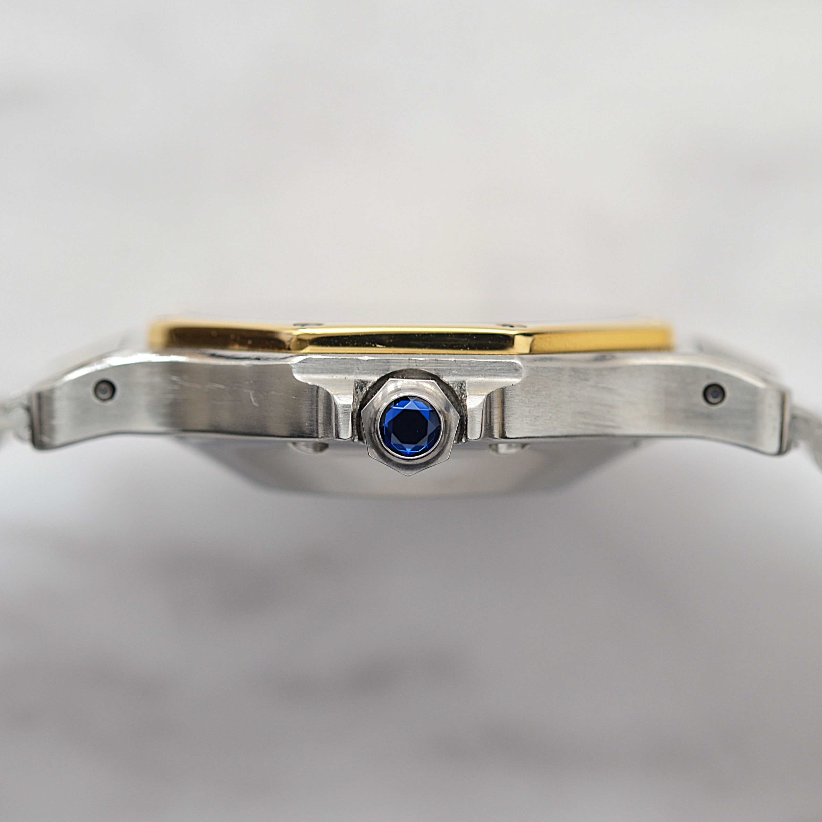 [Cartier] Cartier Santos Octagon LM 18KYG x SS with lifetime warranty