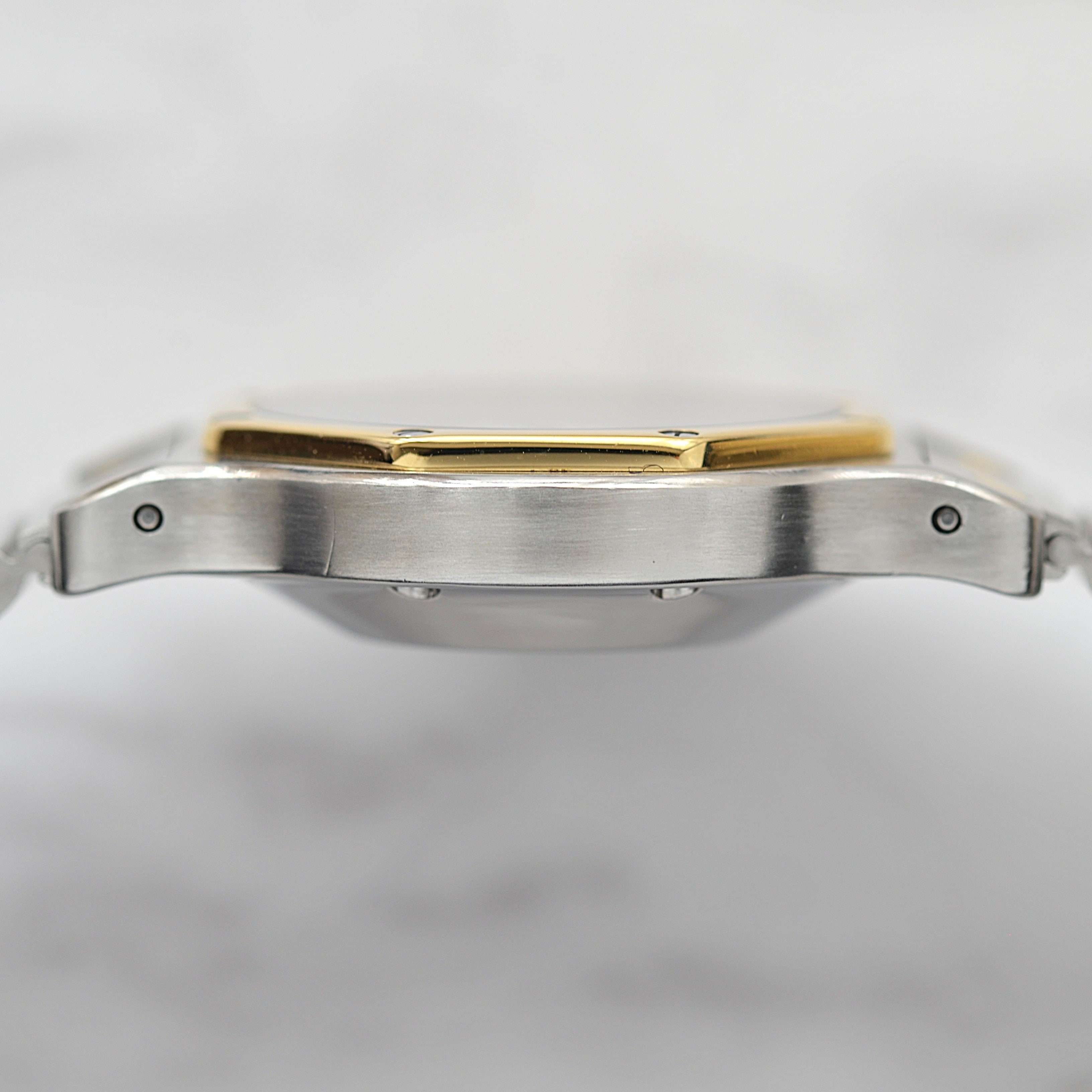 [Cartier] Cartier Santos Octagon LM 18KYG x SS with lifetime warranty