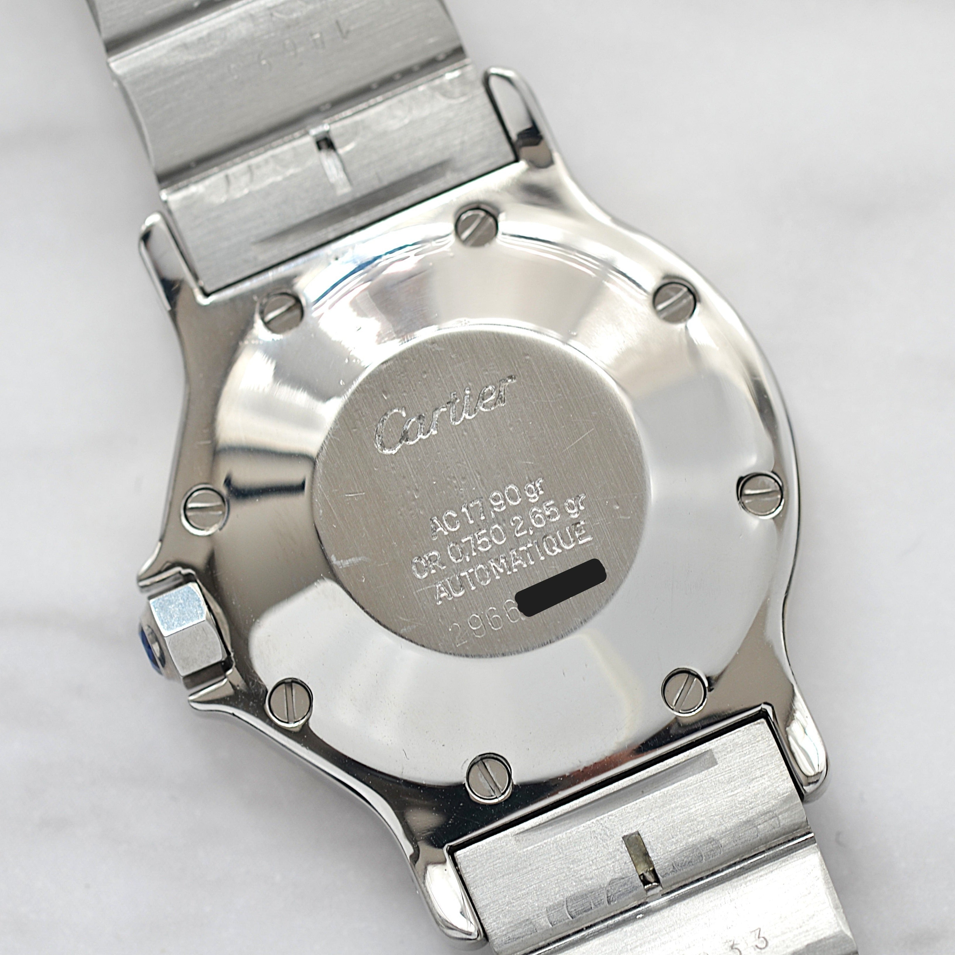 [Cartier] Cartier Santos Octagon LM 18KYG x SS with lifetime warranty