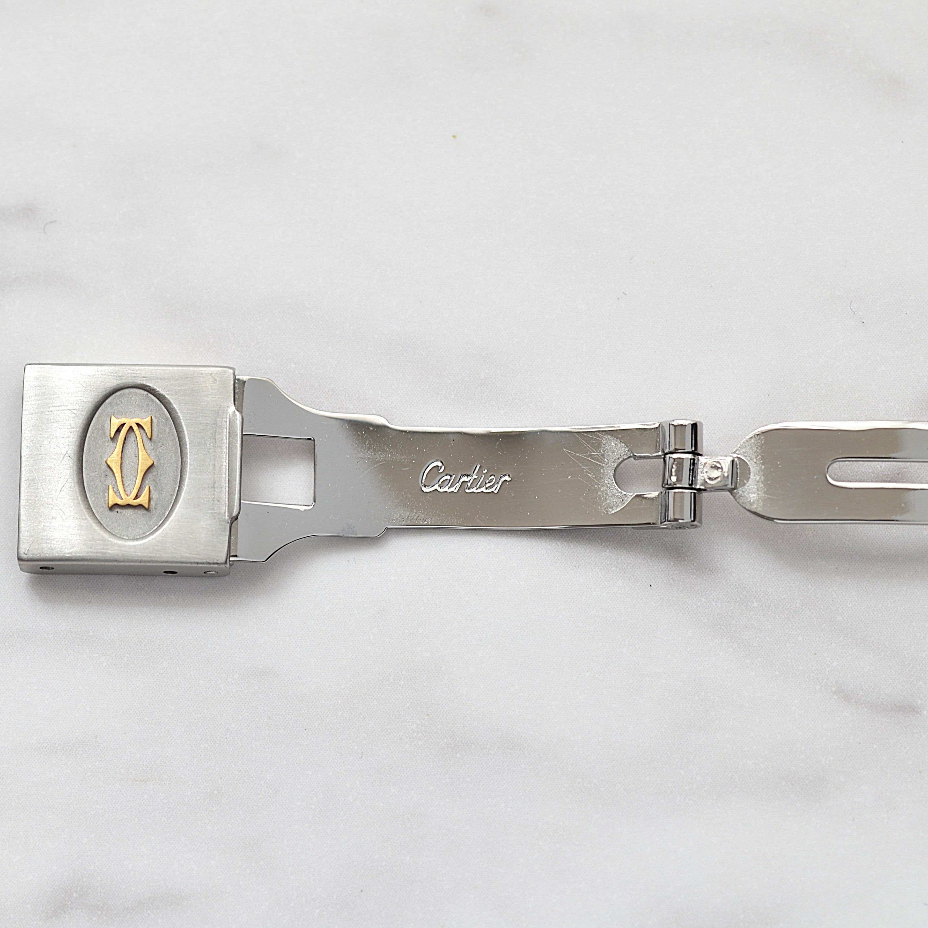 [Cartier] Cartier Santos Octagon LM 18KYG x SS with lifetime warranty