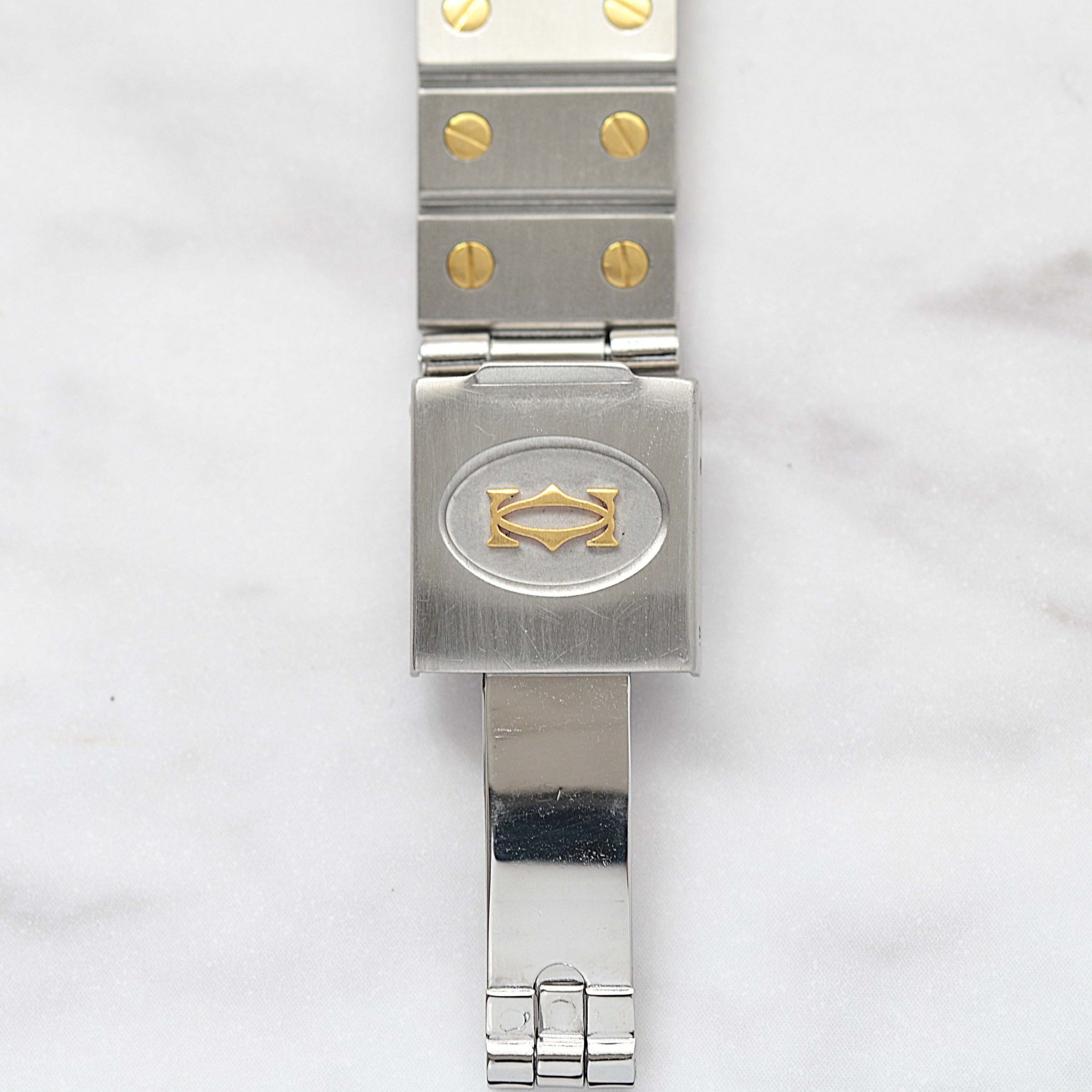 [Cartier] Cartier Santos Octagon LM 18KYG x SS with lifetime warranty