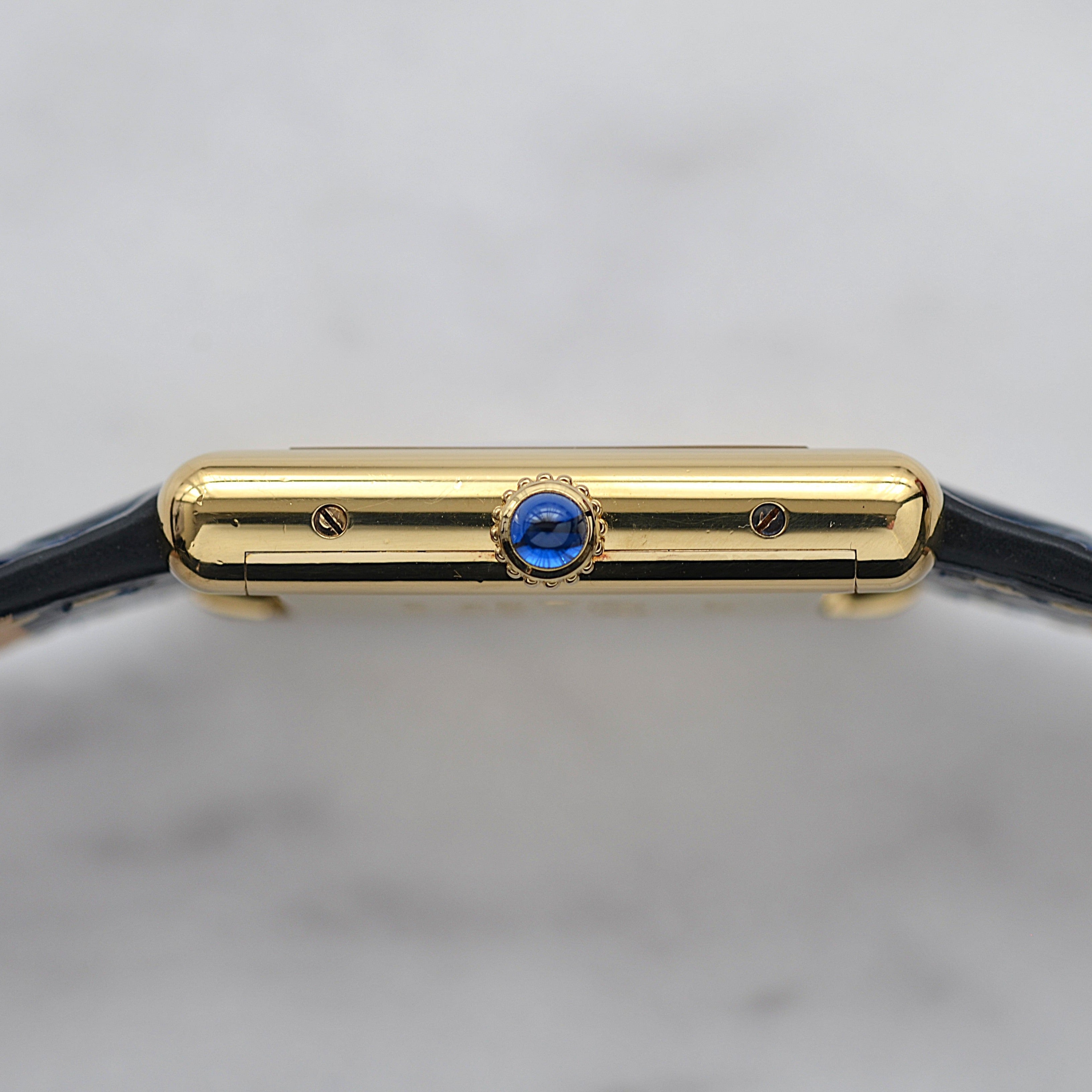 [Cartier] Cartier Must Tank LM Lapis Lazuli with lifetime warranty