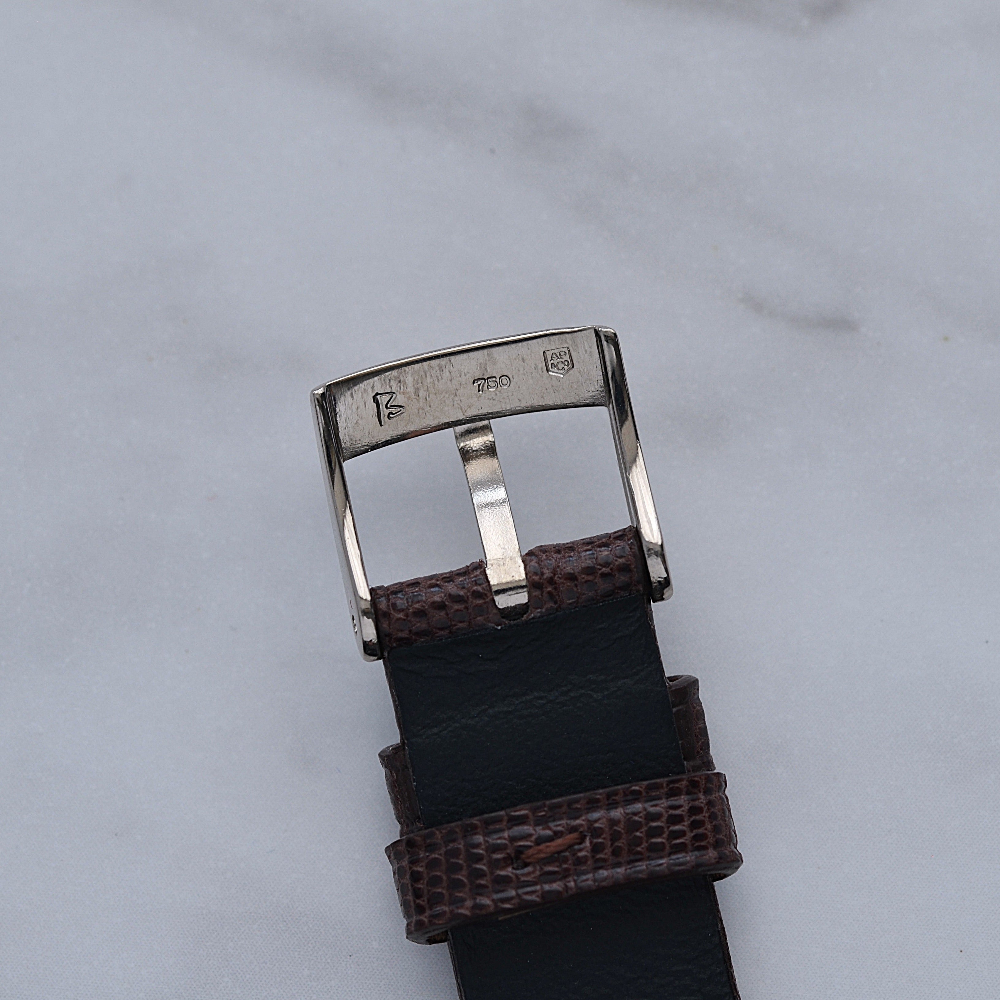 【AUDEMARS PIGUET】オーデマピゲ ラウンドモデル 18KWG 純正ボックス付き
