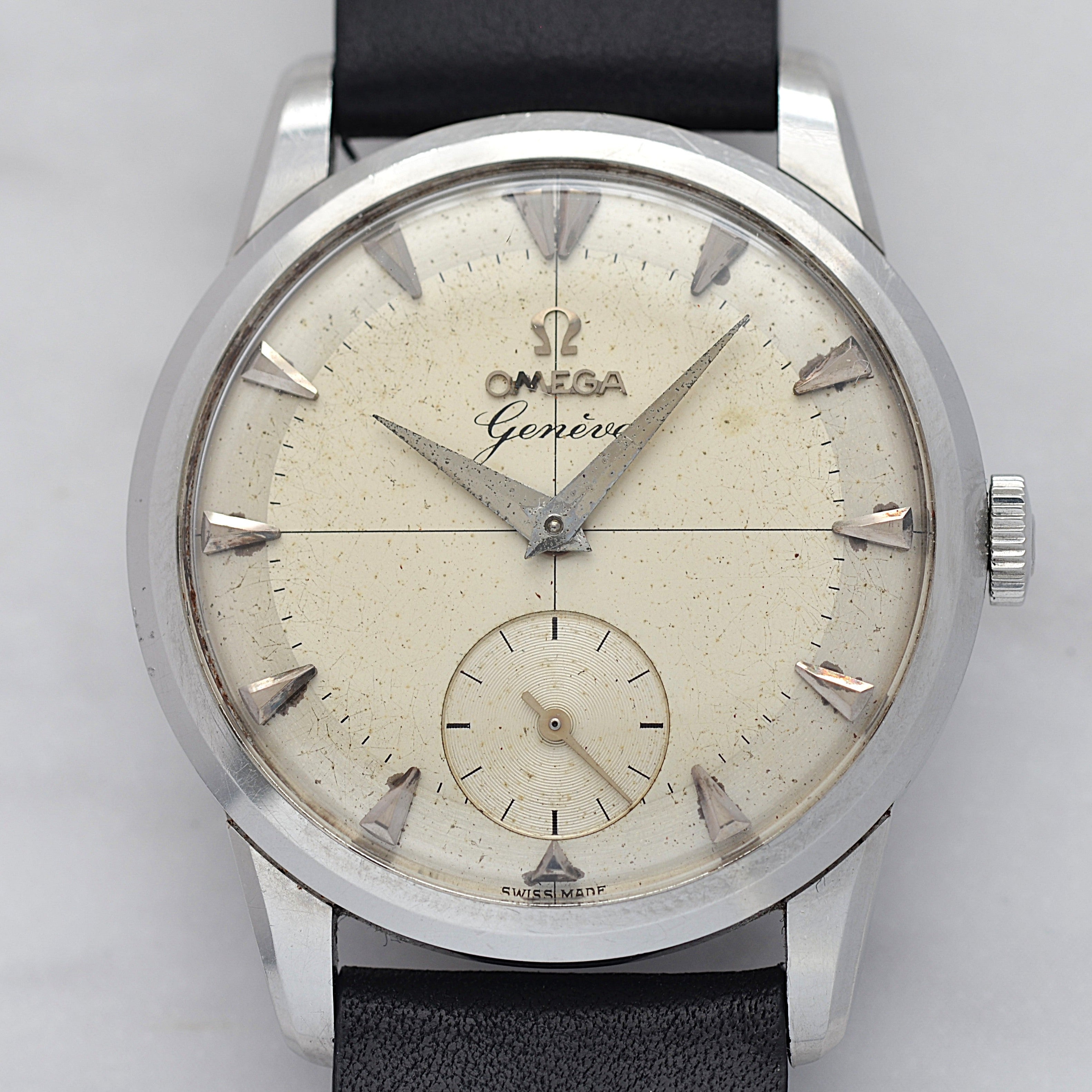 【OMEGA】オメガ ジュネーヴ SSスモールセコンドCal.267 純正ボックス付き