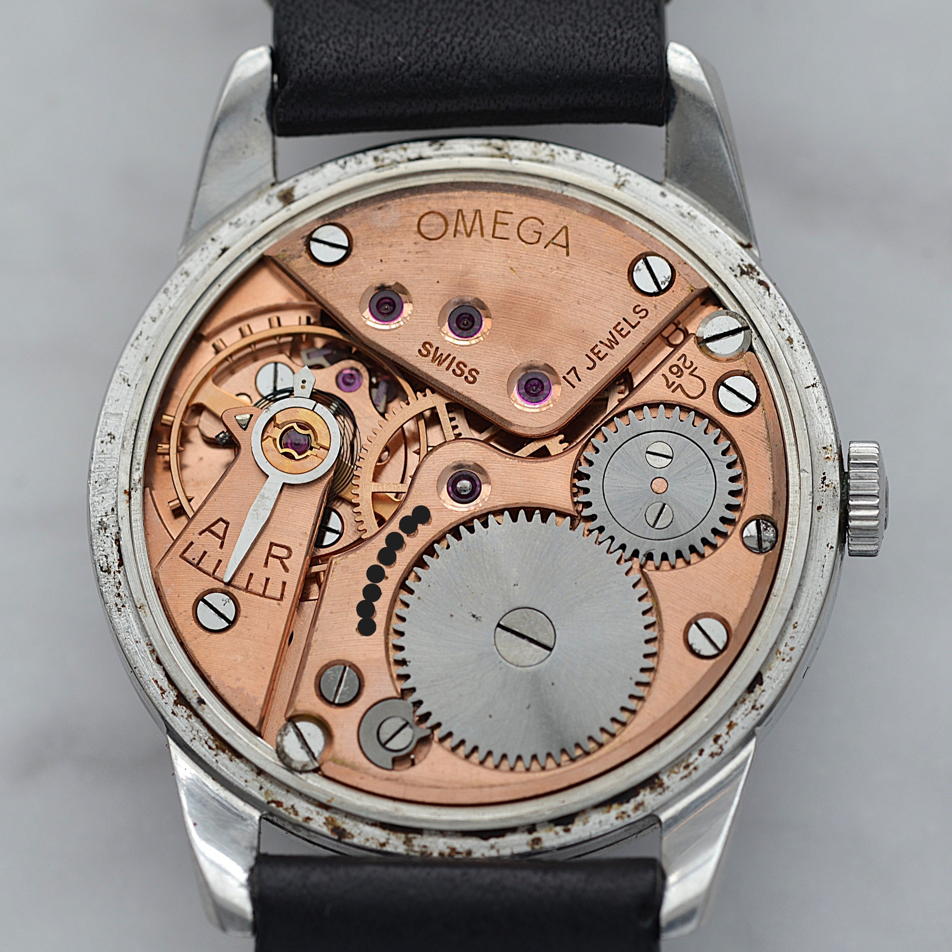 【OMEGA】オメガ ジュネーヴ SSスモールセコンドCal.267 純正ボックス付き