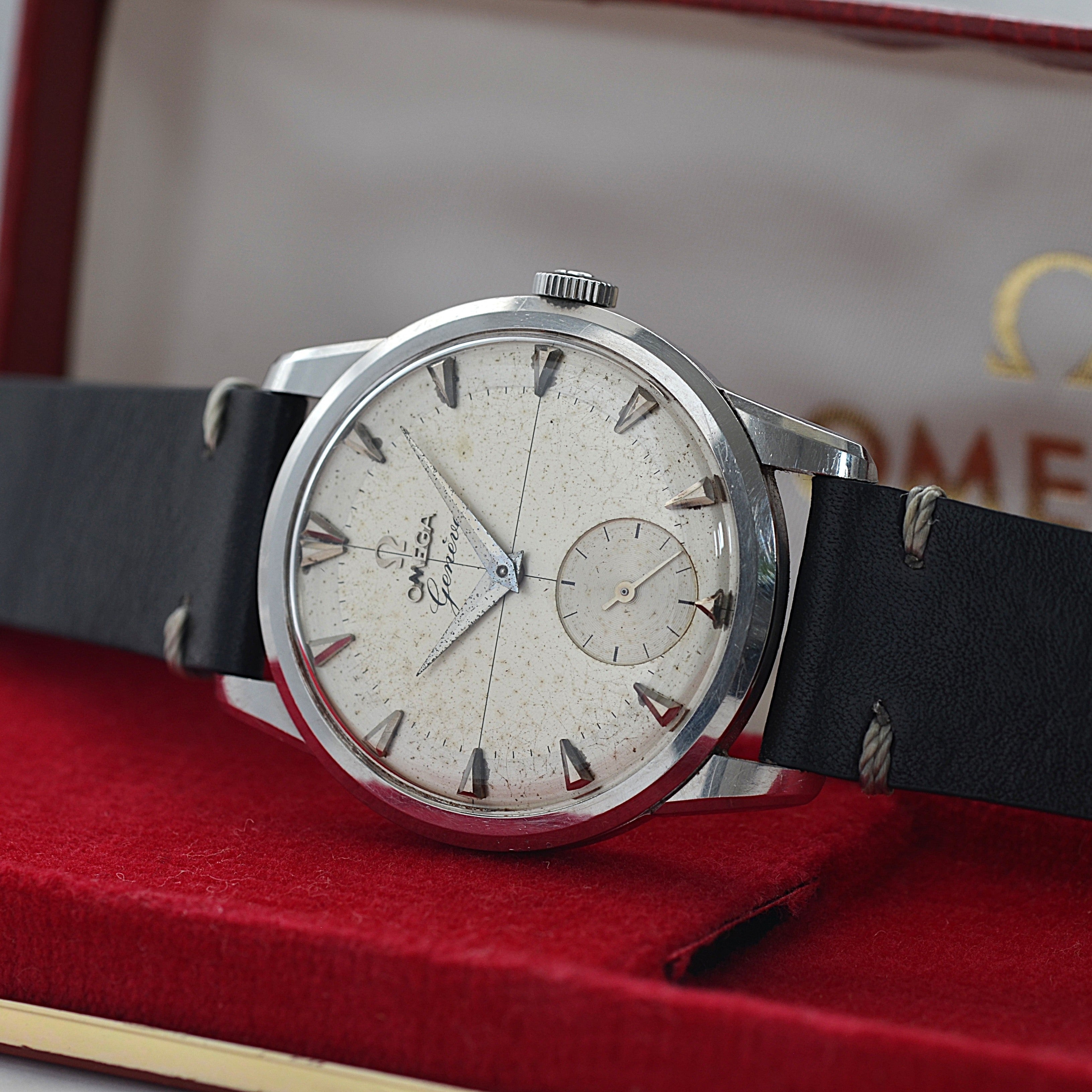 【OMEGA】オメガ ジュネーヴ SSスモールセコンドCal.267 純正ボックス付き