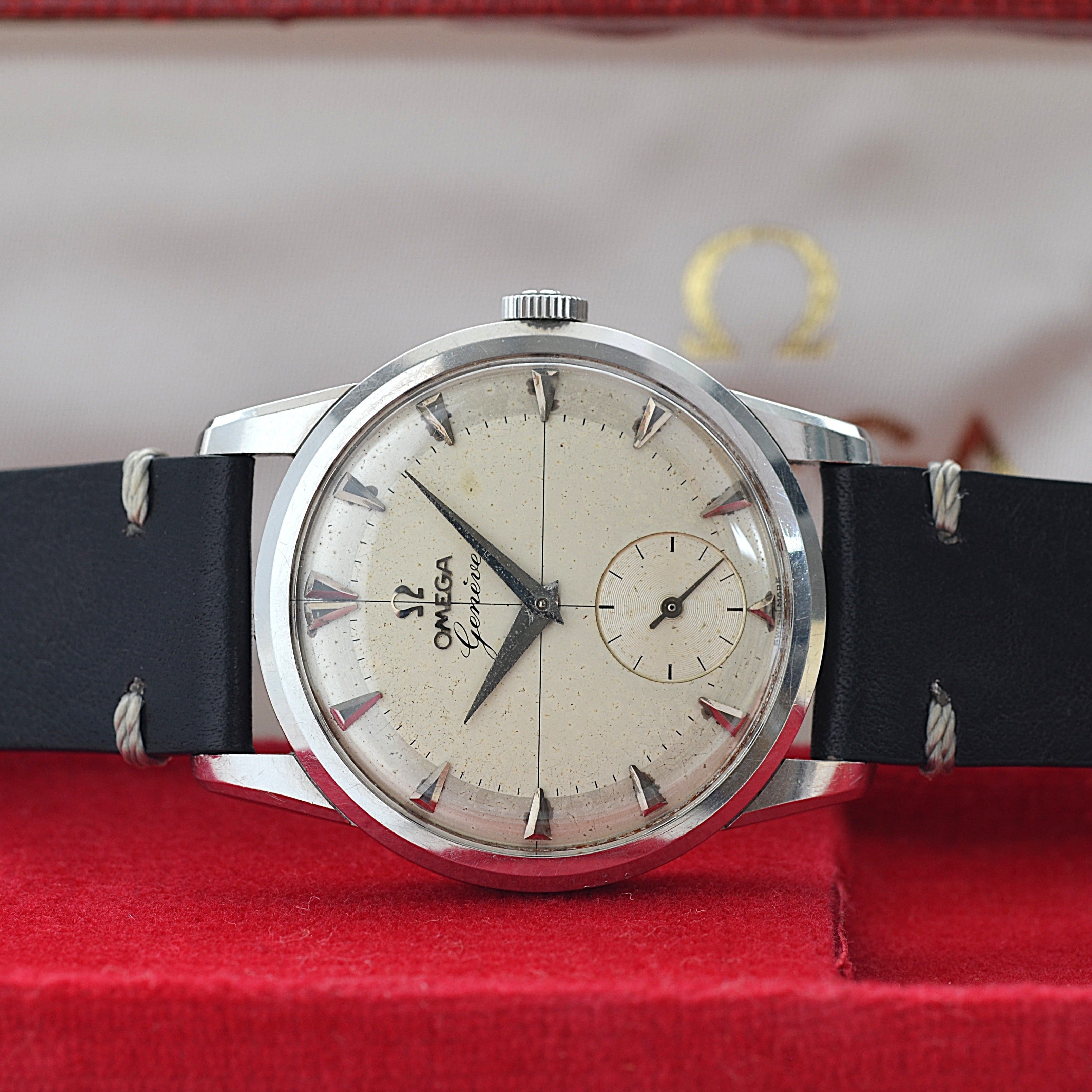 【OMEGA】オメガ ジュネーヴ SSスモールセコンドCal.267 純正ボックス付き