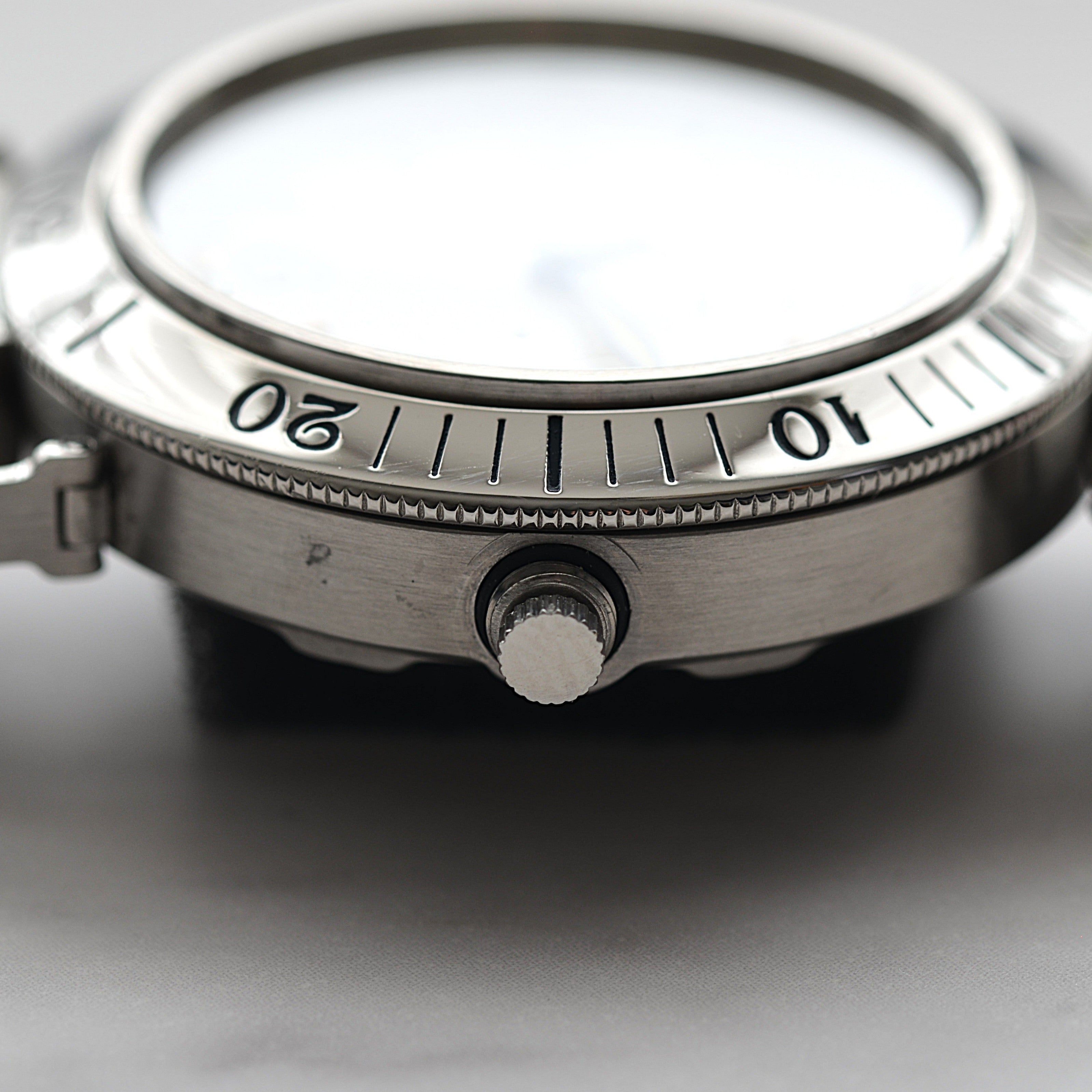 [Cartier] Cartier Pasha C35 Pronger White 12/3/6/9