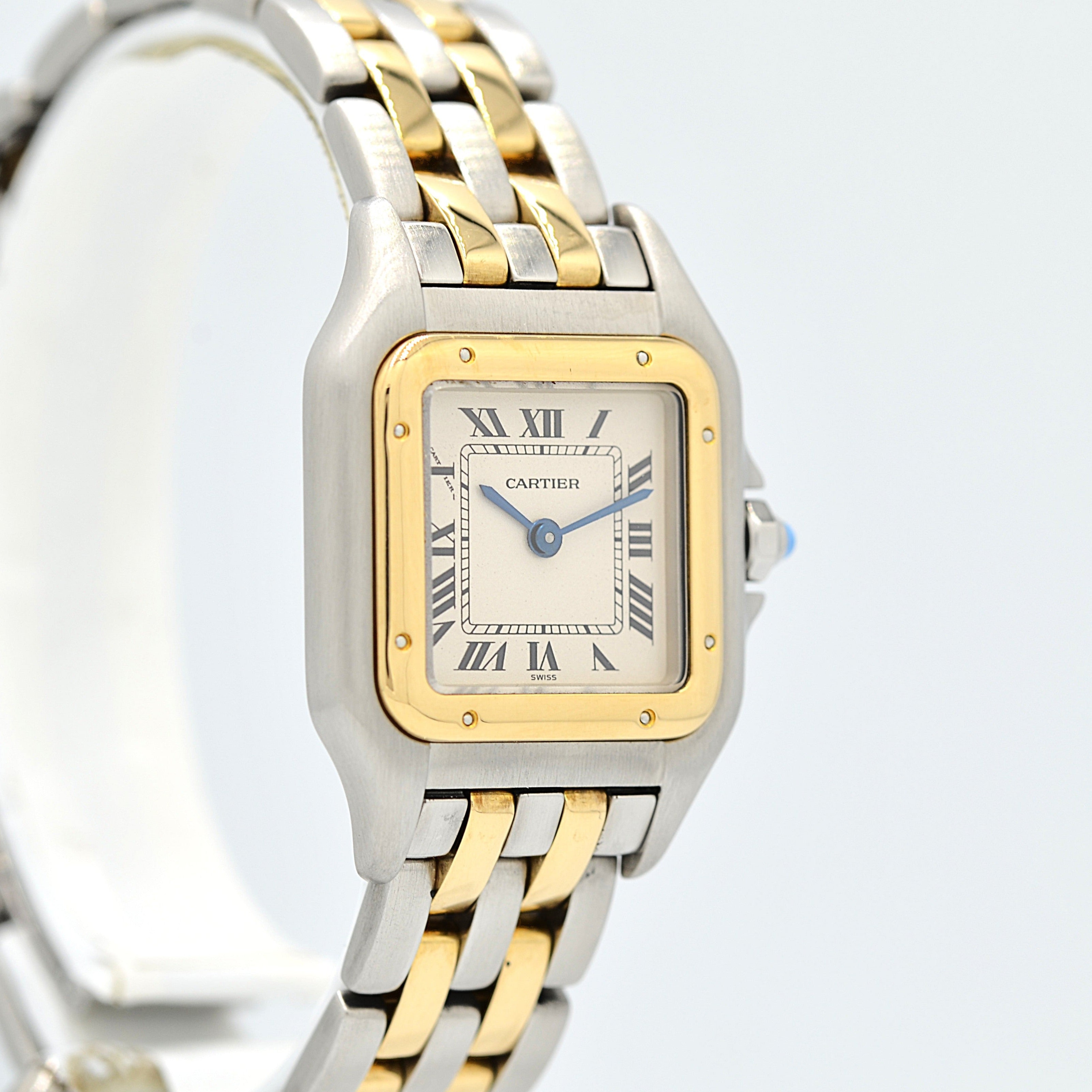 【Cartier】カルティエ パンテールSM 2ロウ 18KYG×SS