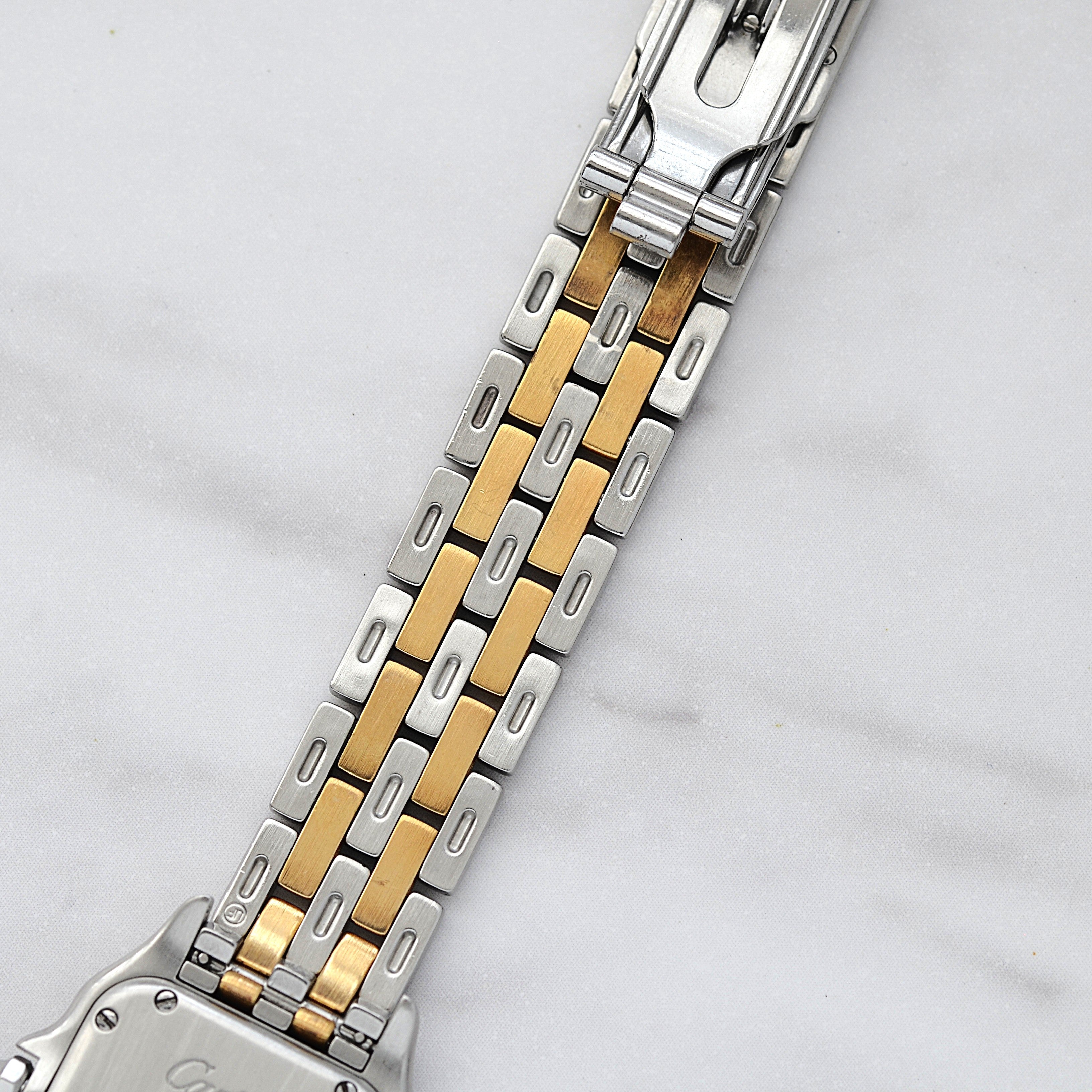 【Cartier】カルティエ パンテールSM 2ロウ 18KYG×SS