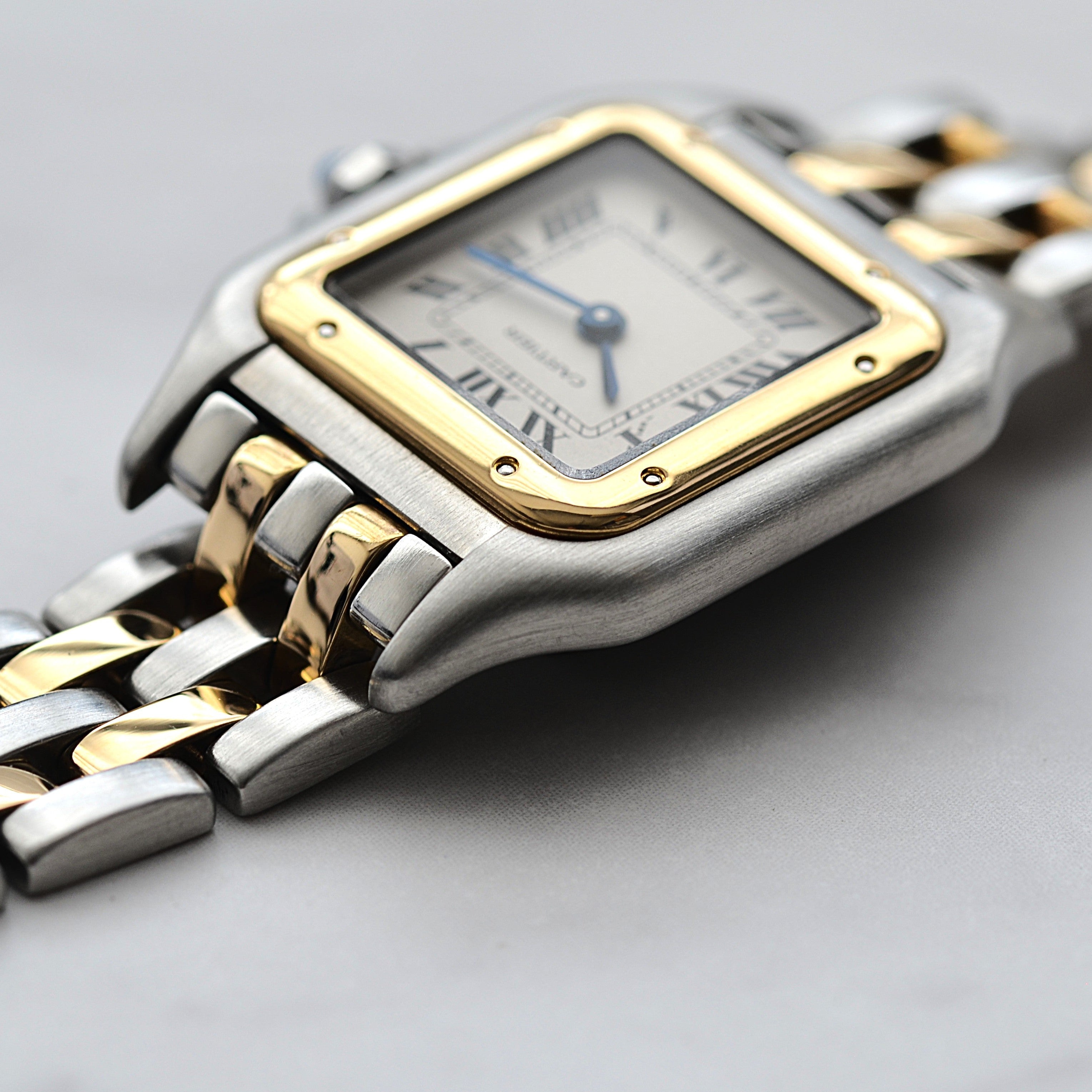 【Cartier】カルティエ パンテールSM 2ロウ 18KYG×SS