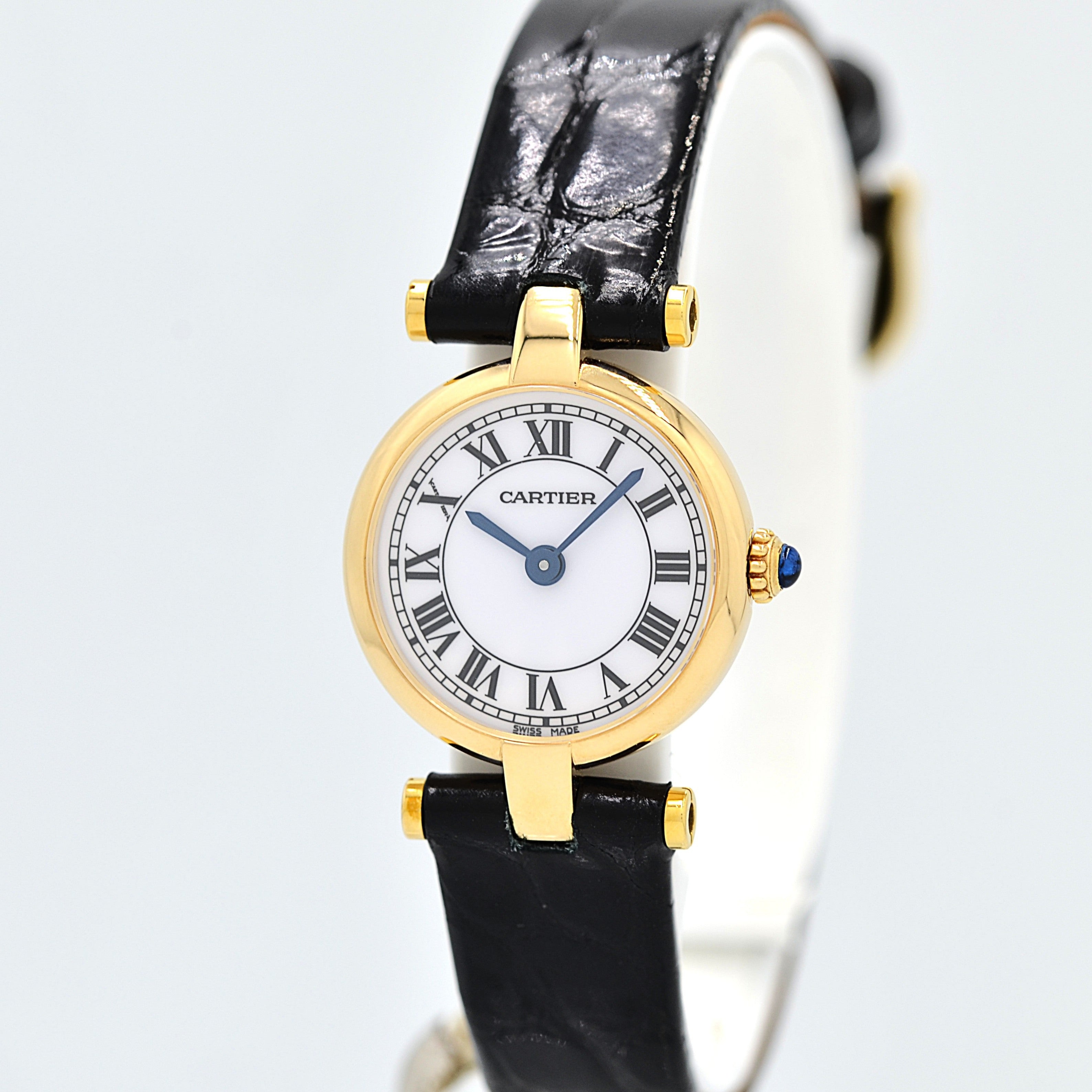 【Cartier】カルティエ ミニヴァンドーム18KYG 純正金張り尾錠付き