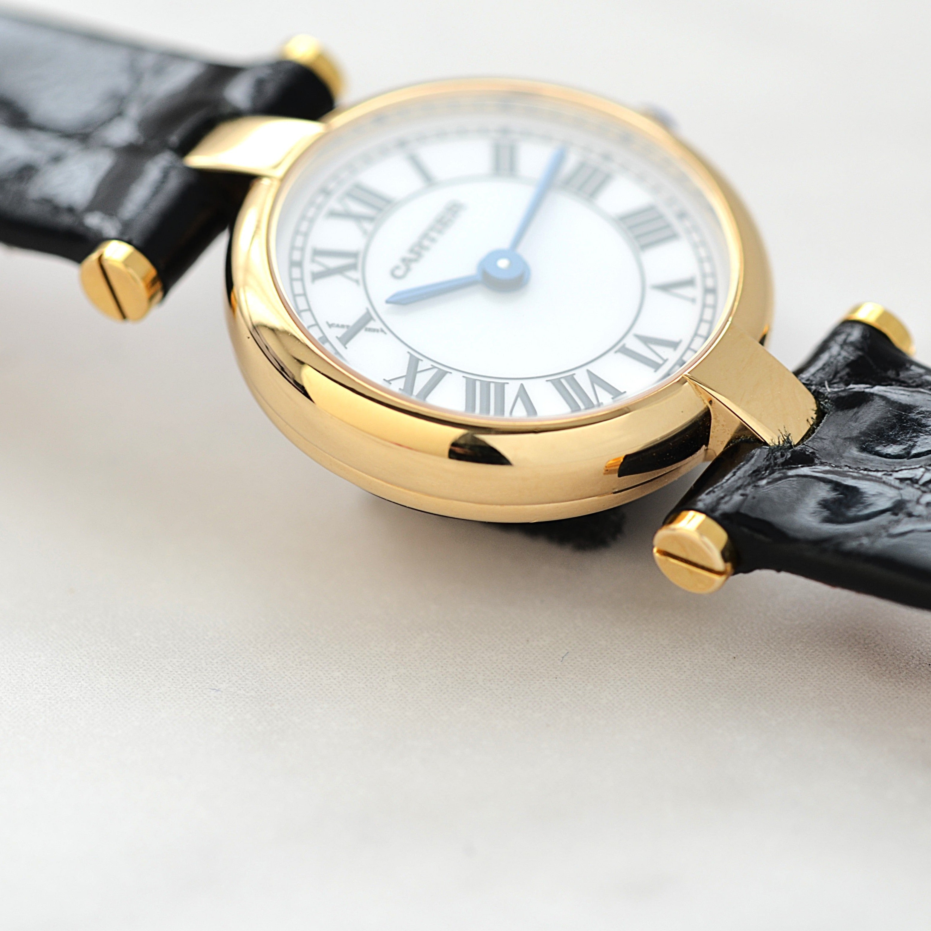 【Cartier】カルティエ ミニヴァンドーム18KYG 純正金張り尾錠付き