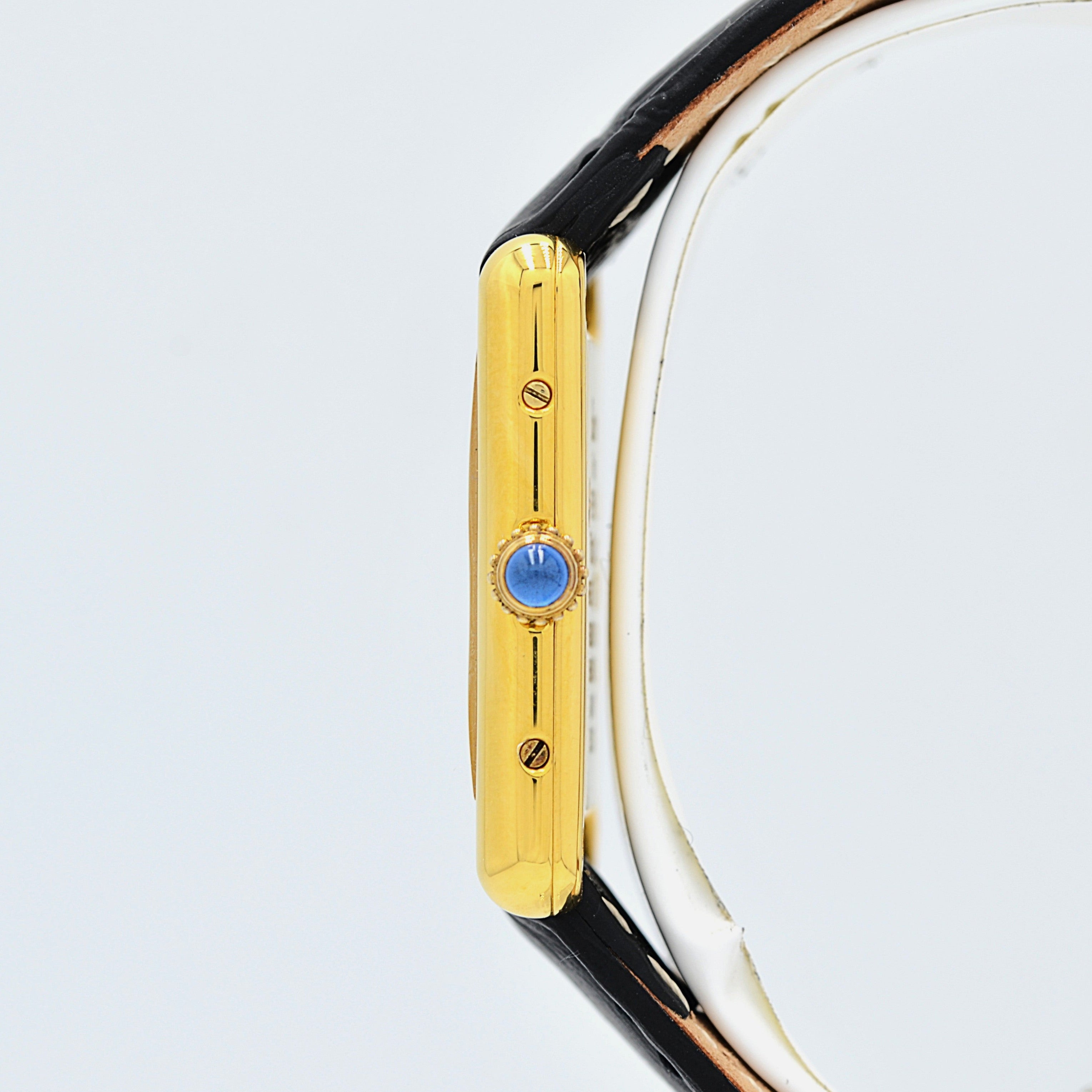 [Cartier] Cartier Must Tank LM Vertical Roman with genuine buckle