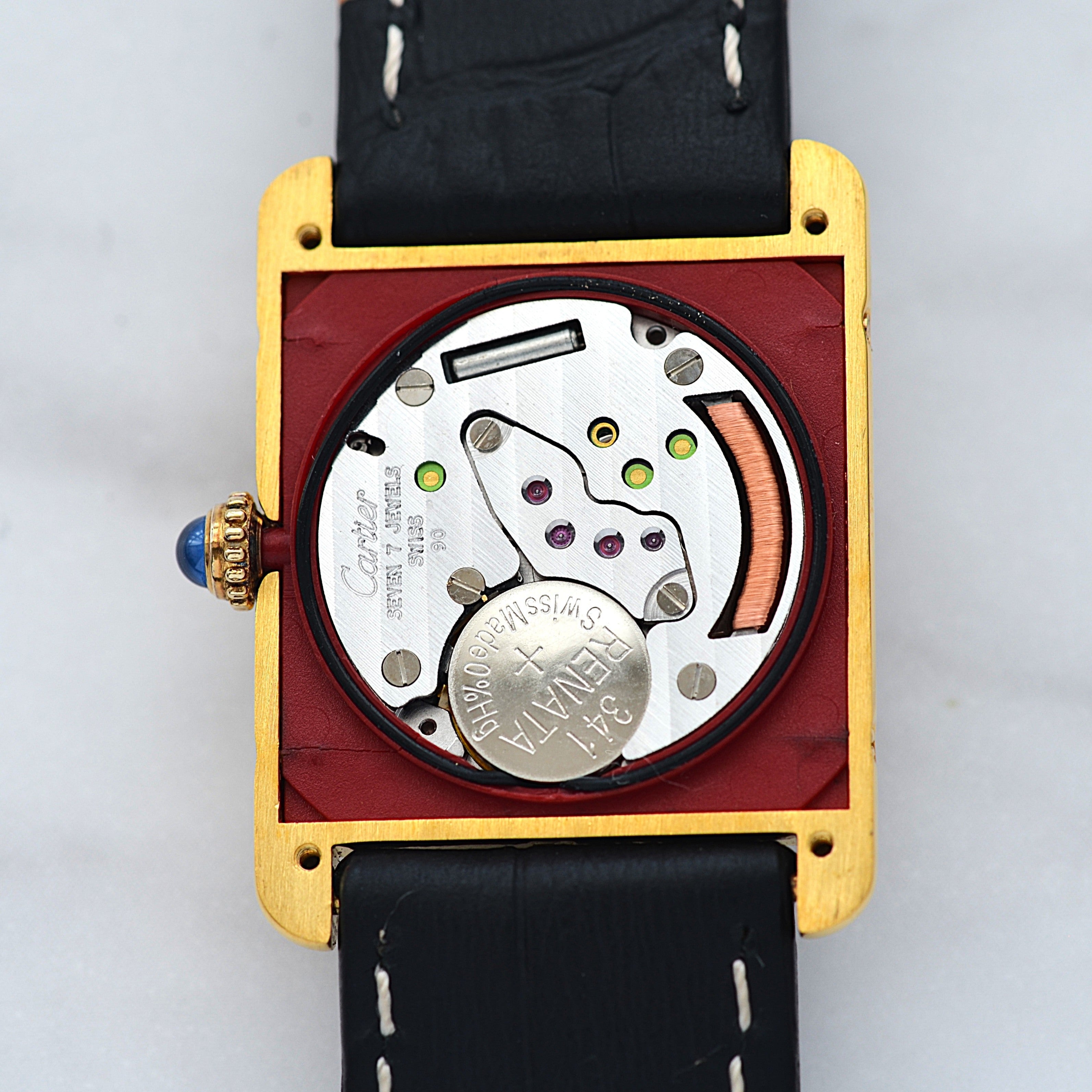 [Cartier] Cartier Must Tank LM Vertical Roman with genuine buckle